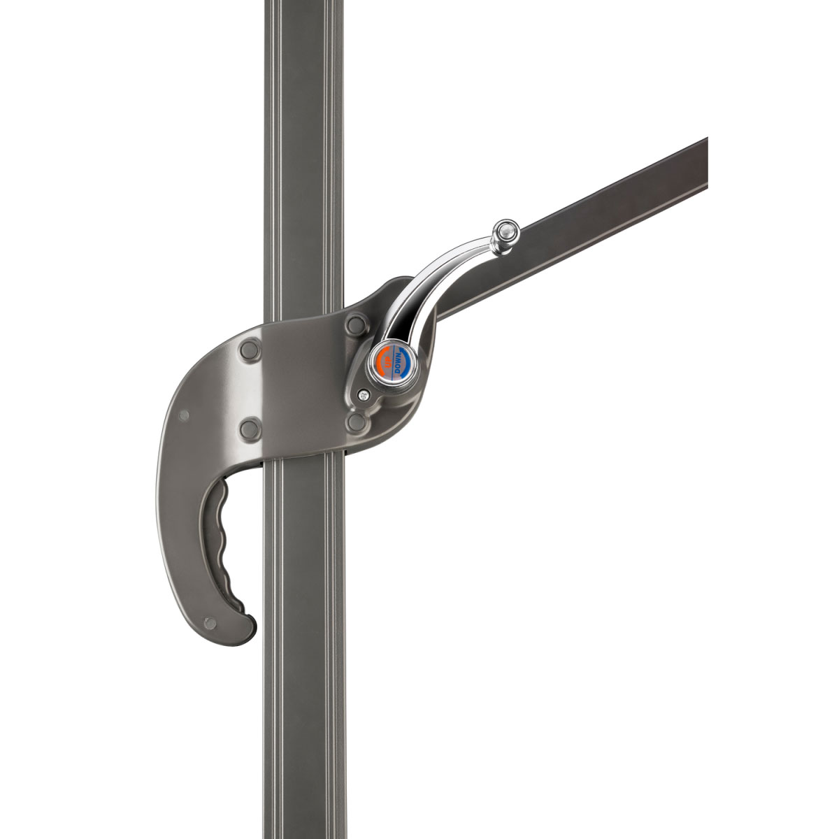 Schneider Schirme Sonnenschirm Rhodos Junior 270 x 270 cm Anthrazit Bild 7