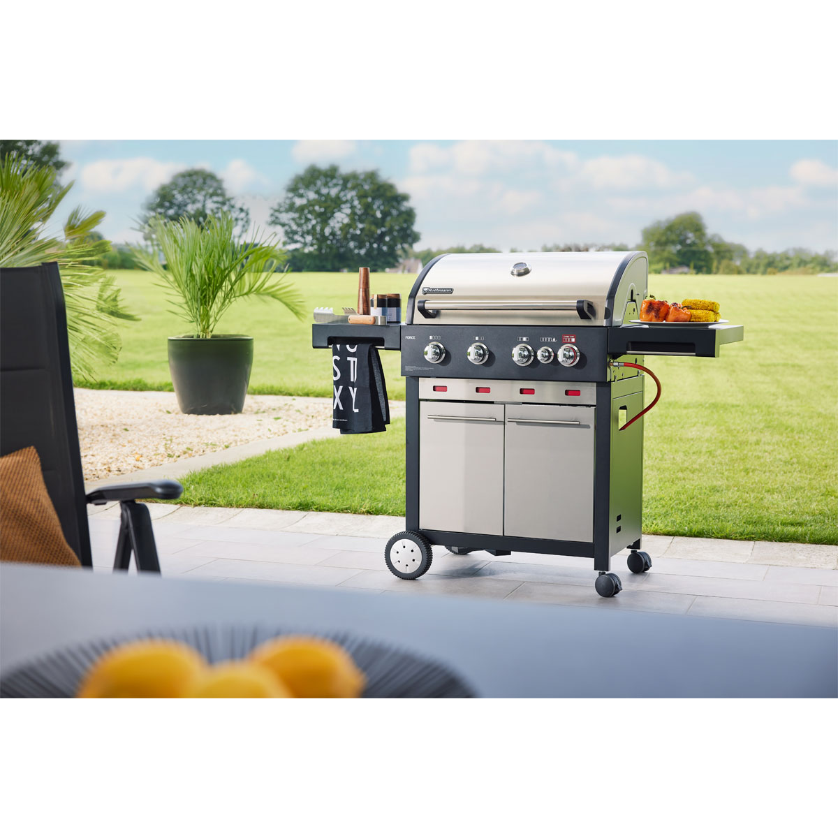 Rothmann Gasgrillwagen Oregon 4 TurboPlus, 4-Brenner mit SK Bild 8
