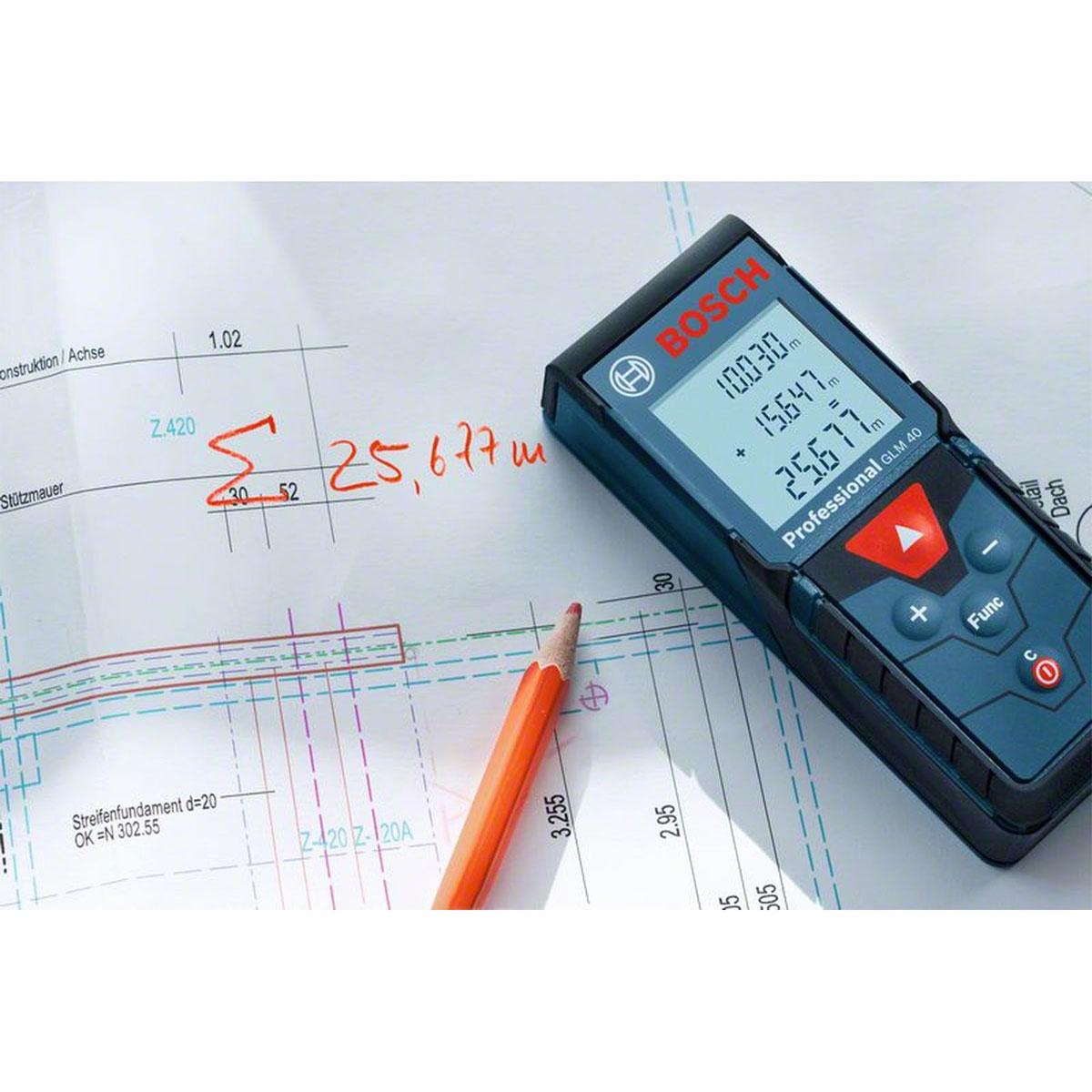 Bosch Professional  Laser-Entfernungsmesser GLM 40 Bild 3