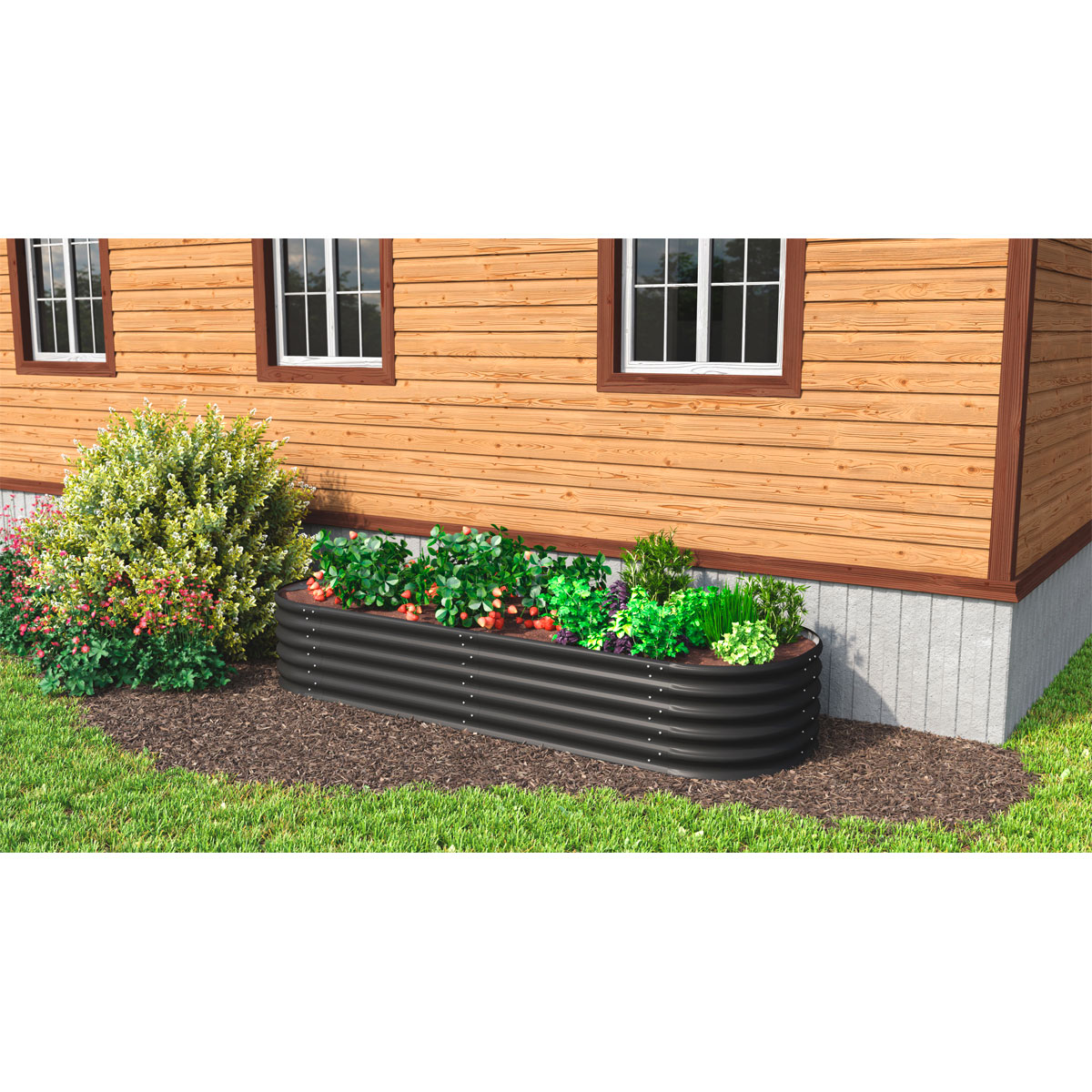 Vitavia  Hochbeeterweiterung „stretched“, schwarz Bild 2