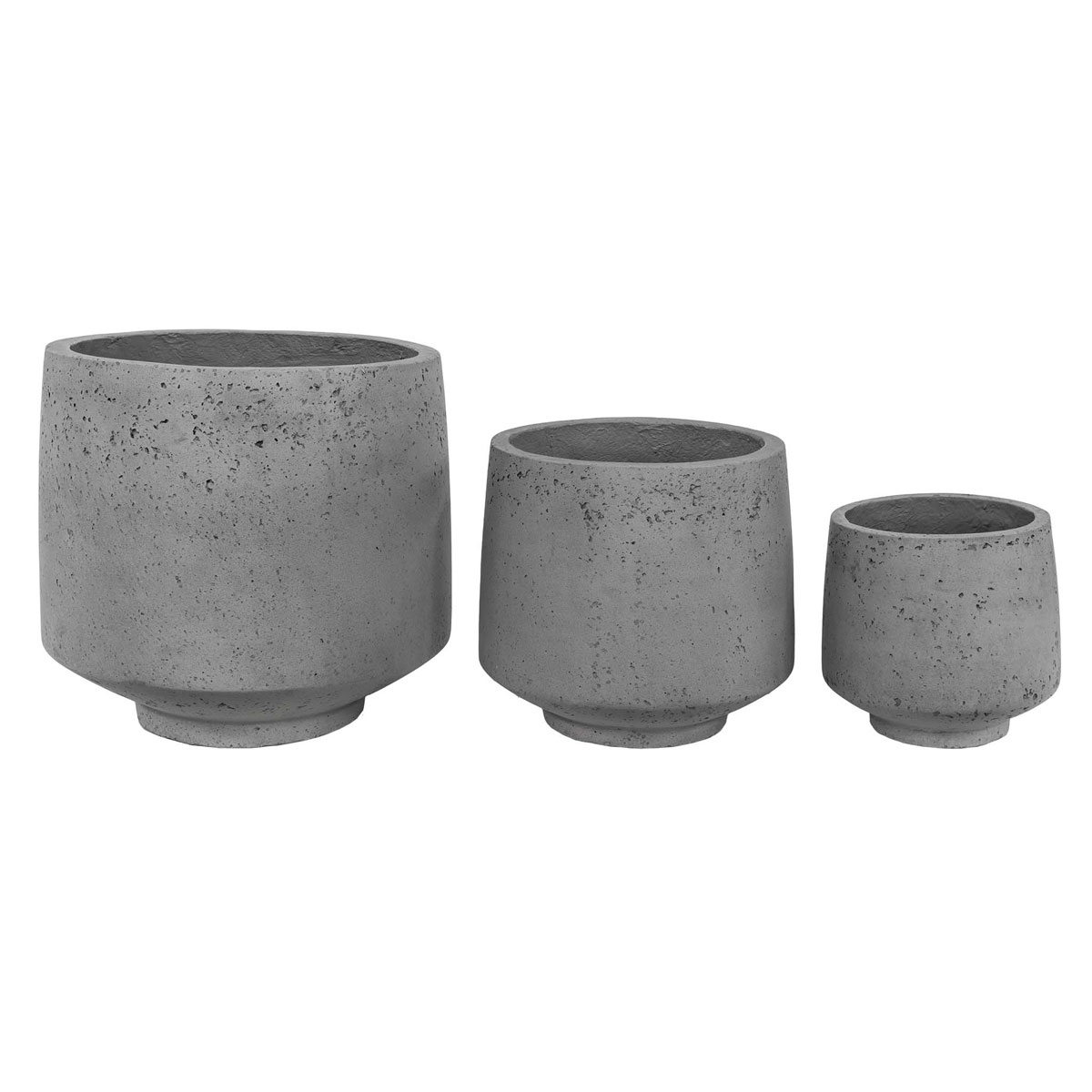 Haveson Pflanztopf PORES grau 42 x 42 x 38 cm Bild 5