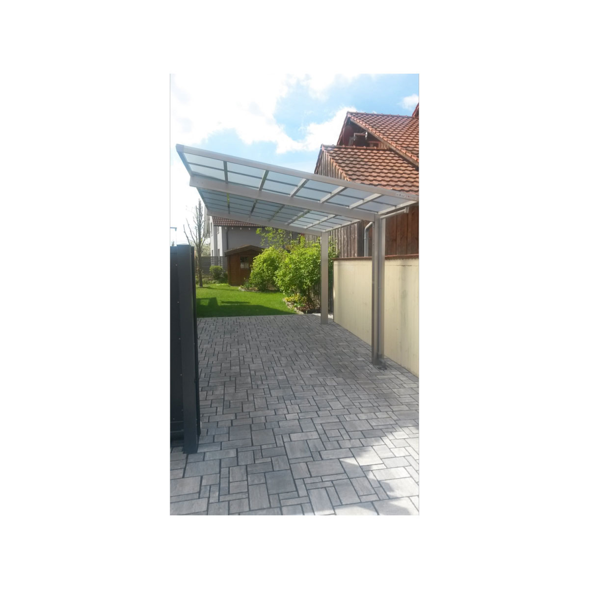 Ximax Carport Alu Linea 110 Edelstahl-Look Bild 3