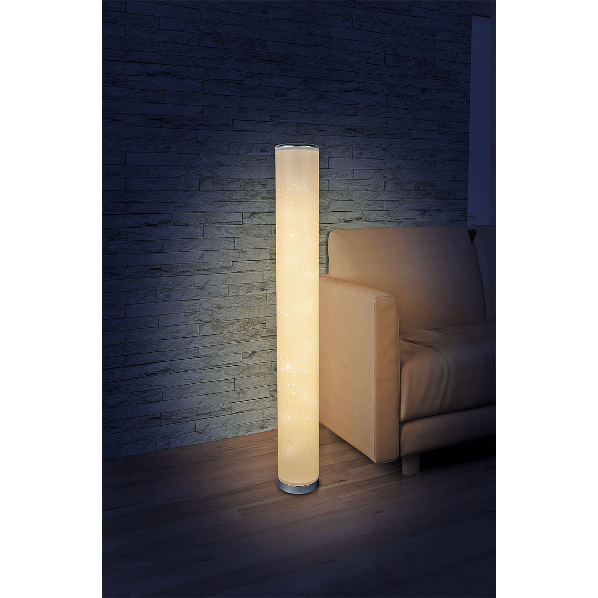 Flector LED-Stehleuchte Starlight mit Glitzereffekt weiß Bild 3