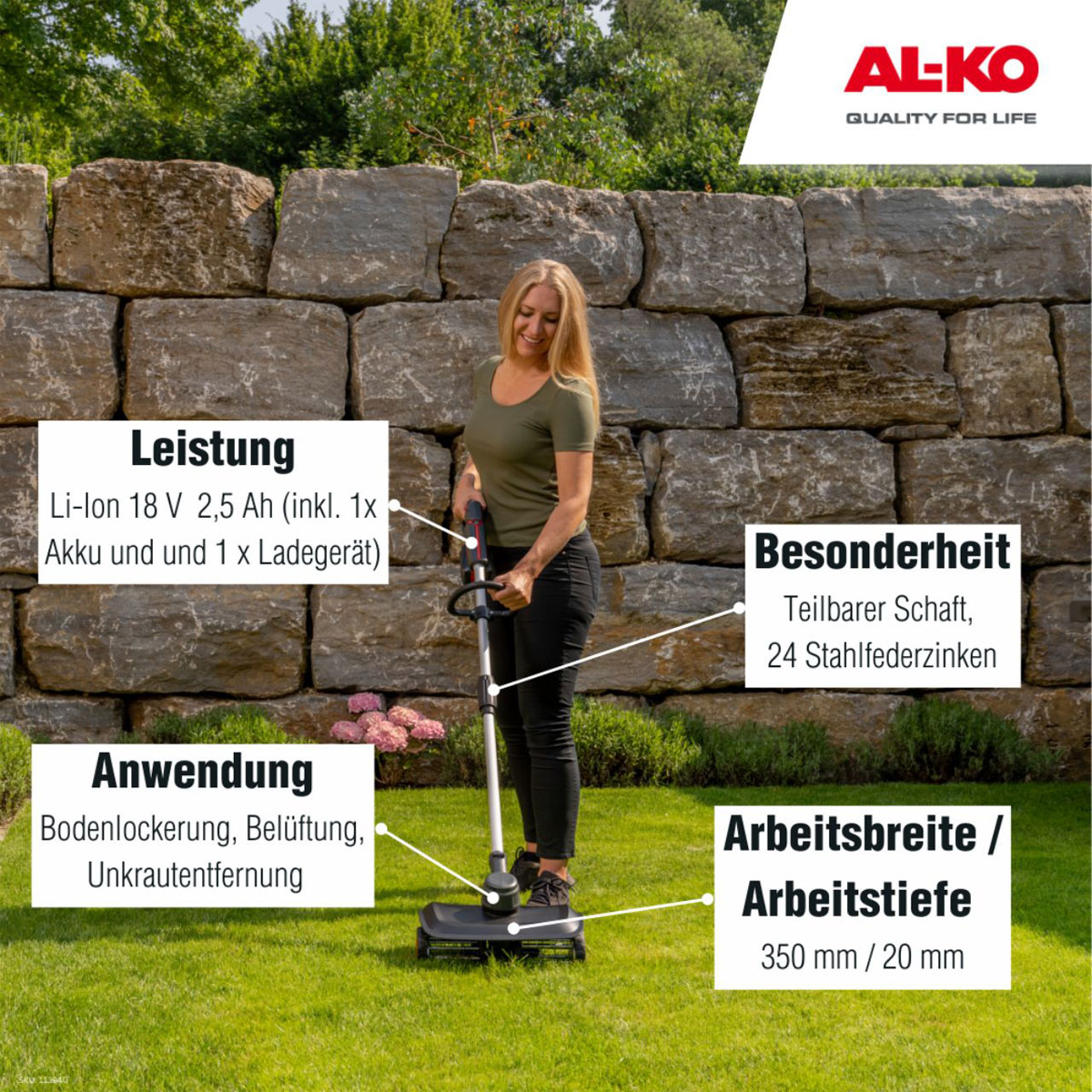 AL-KO  Akku-Lüfter AR 1835 inkl Akku Bild 7