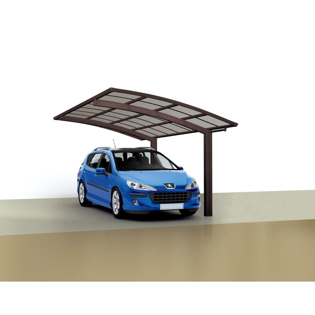 Ximax Carport Alu Portoforte 60 Mattbraun SB