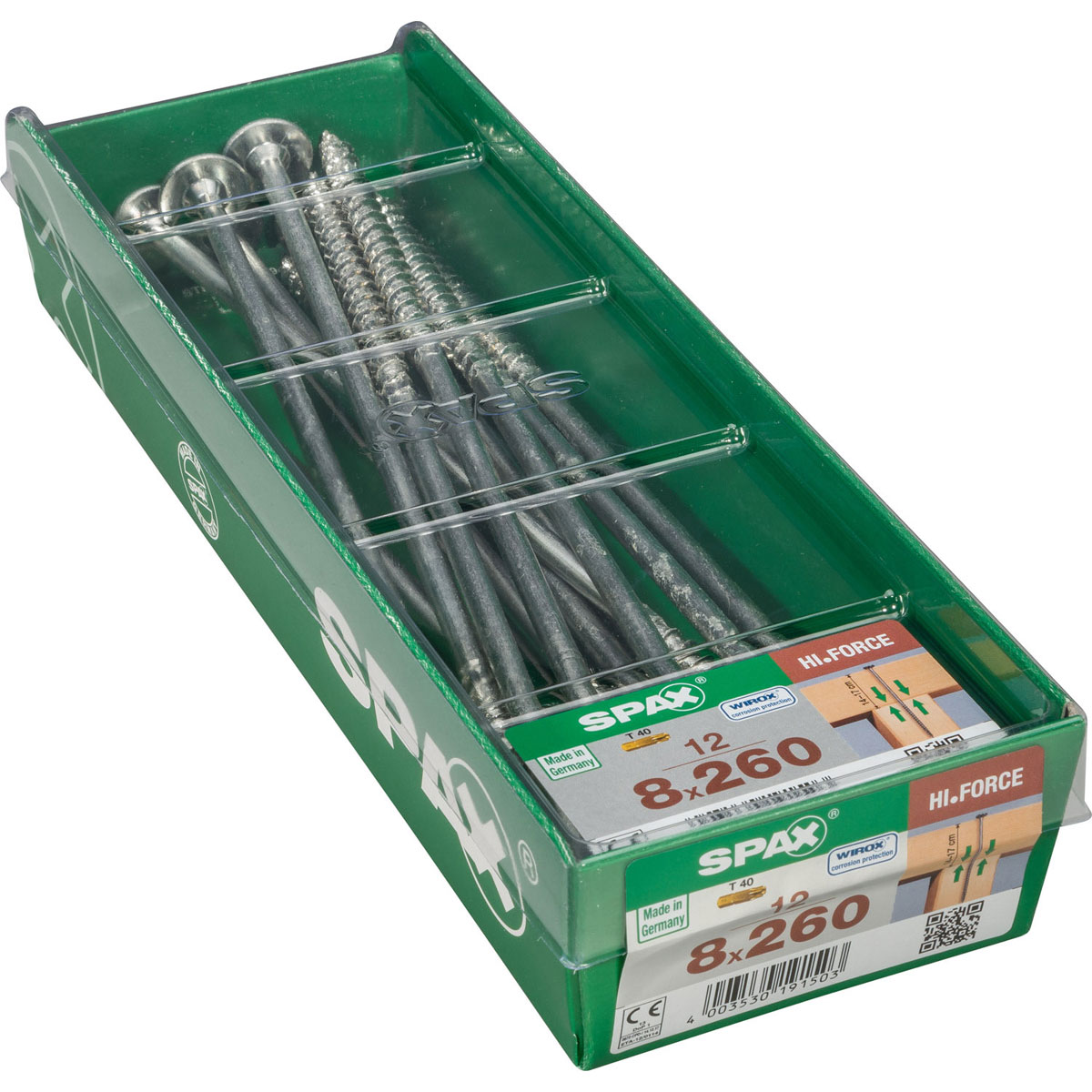 Spax Holzschrauben IN.FORCE Tellerkopf 8 x 260 XL 12 Stück Bild 2