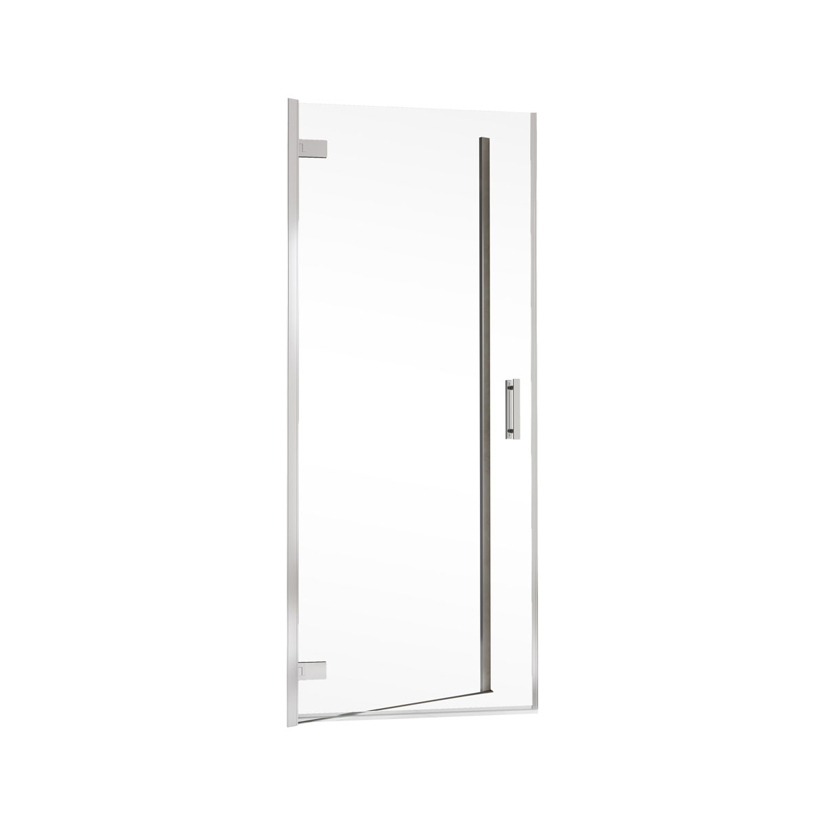 Schulte Drehtür pendelbar in Nische Toura 80 x 200 cm chrom Anschlag links Bild 2