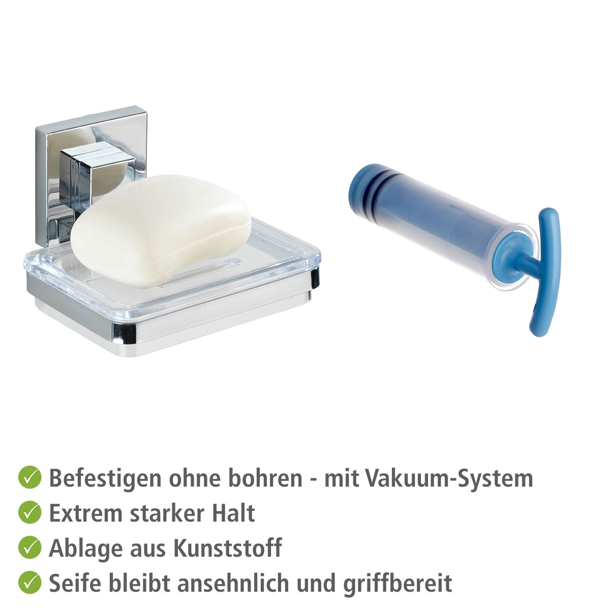 Wenko Vacuum-Loc Seifenablage Quadro Bild 4