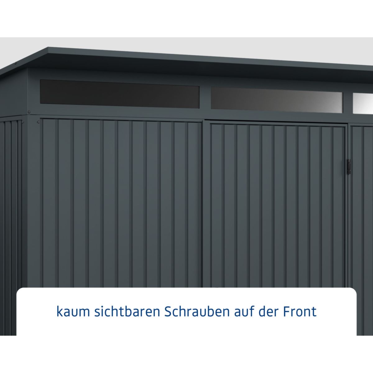 EcoStar  Gerätehaus Trend-PTyp 3RAL7016 1 flg Bild 4