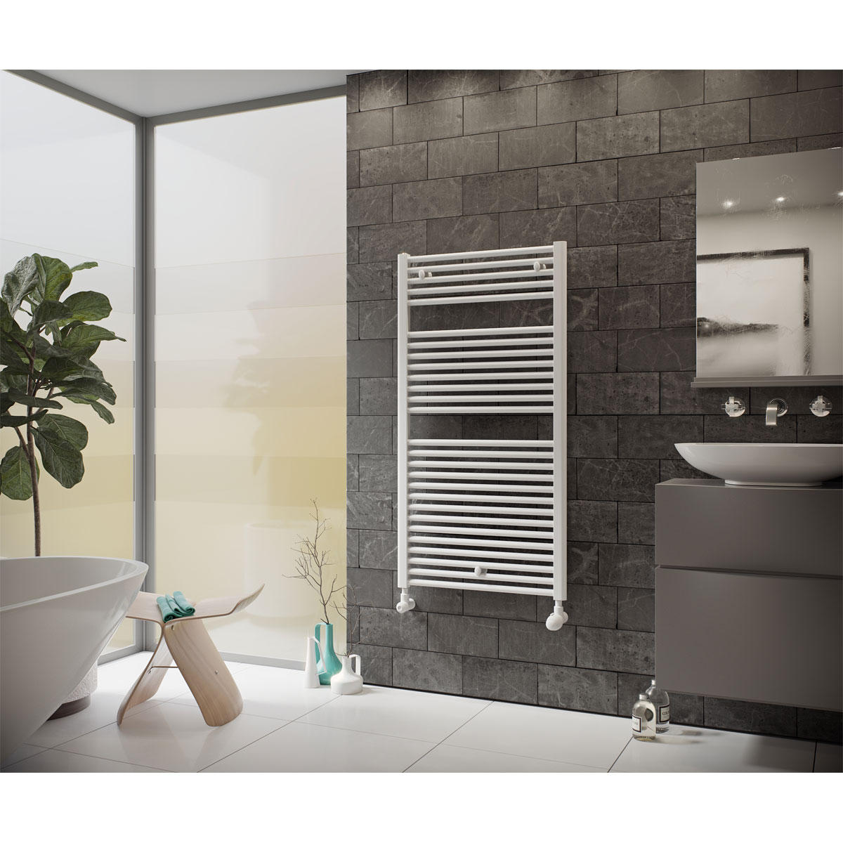 Ximax  Badheizkörper Tip 1172 x 600 mm 639 Watt Weiß
