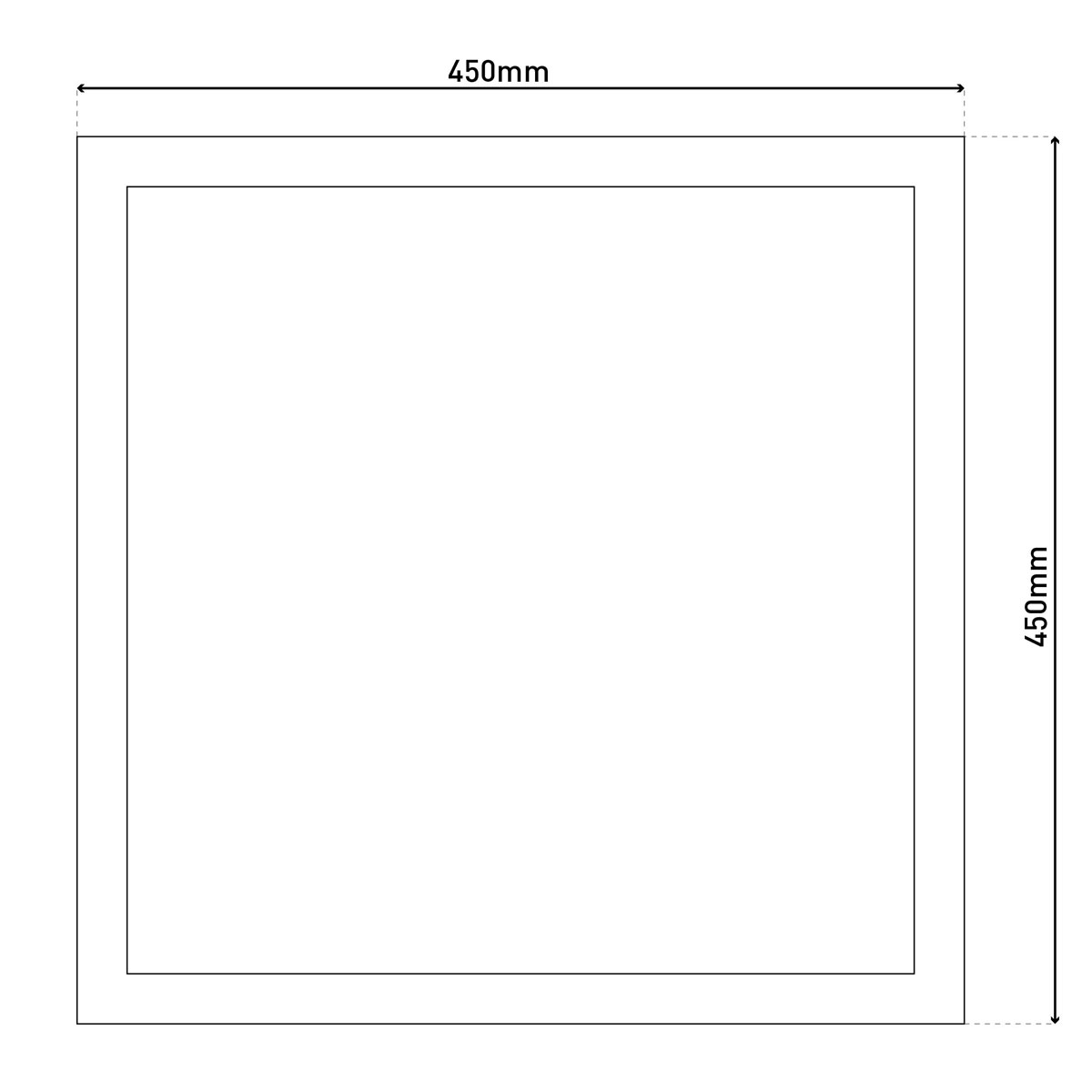 näve LED-Aufbaupanel Nicola weiß  45 x 45 cm Bild 12