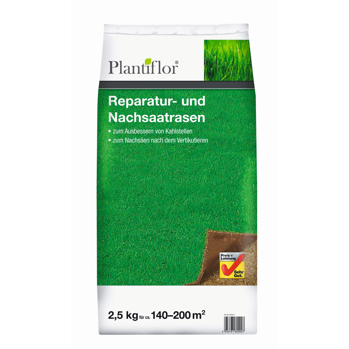 Plantiflor Reparatur- und Nachsaatrasen 2,5kg Plantiflor Reparatur- und Nachsaatrasen 2,5kg