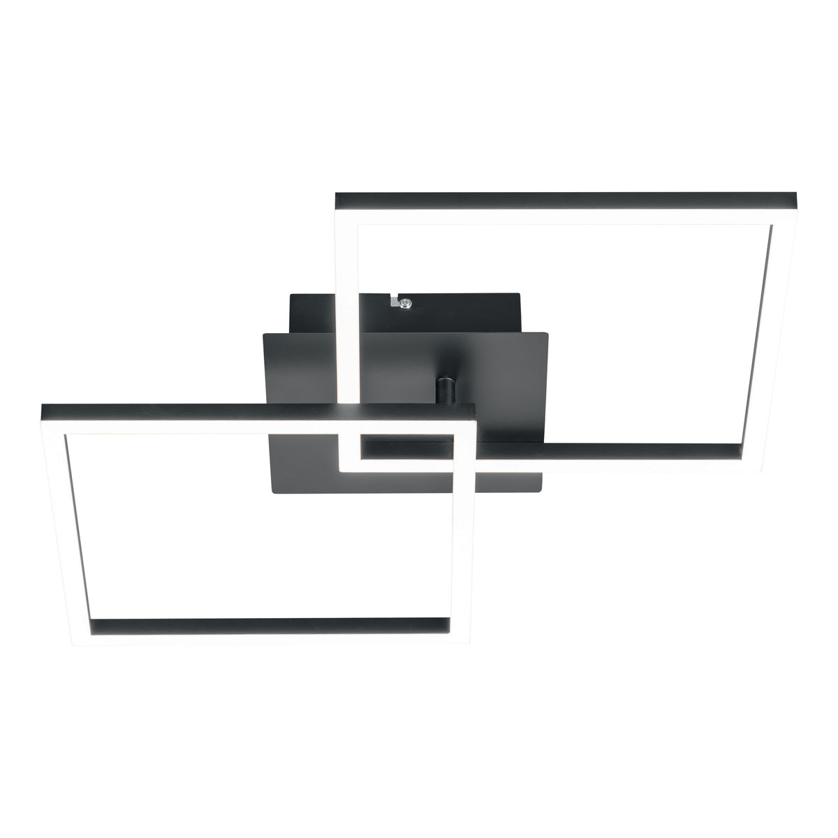 Flector LED-Deckenleuchte Frame Schwarz 2 x 10 Watt LED Bild 1