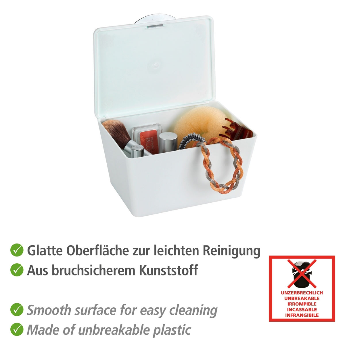 Wenko Aufbewahrungsbox Brasil Weiß Bild 2