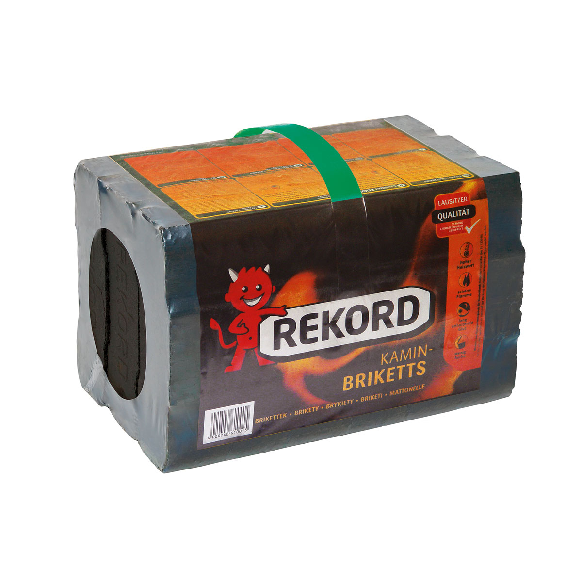 REKORD Braunkohle-Kaminbriketts 10kg