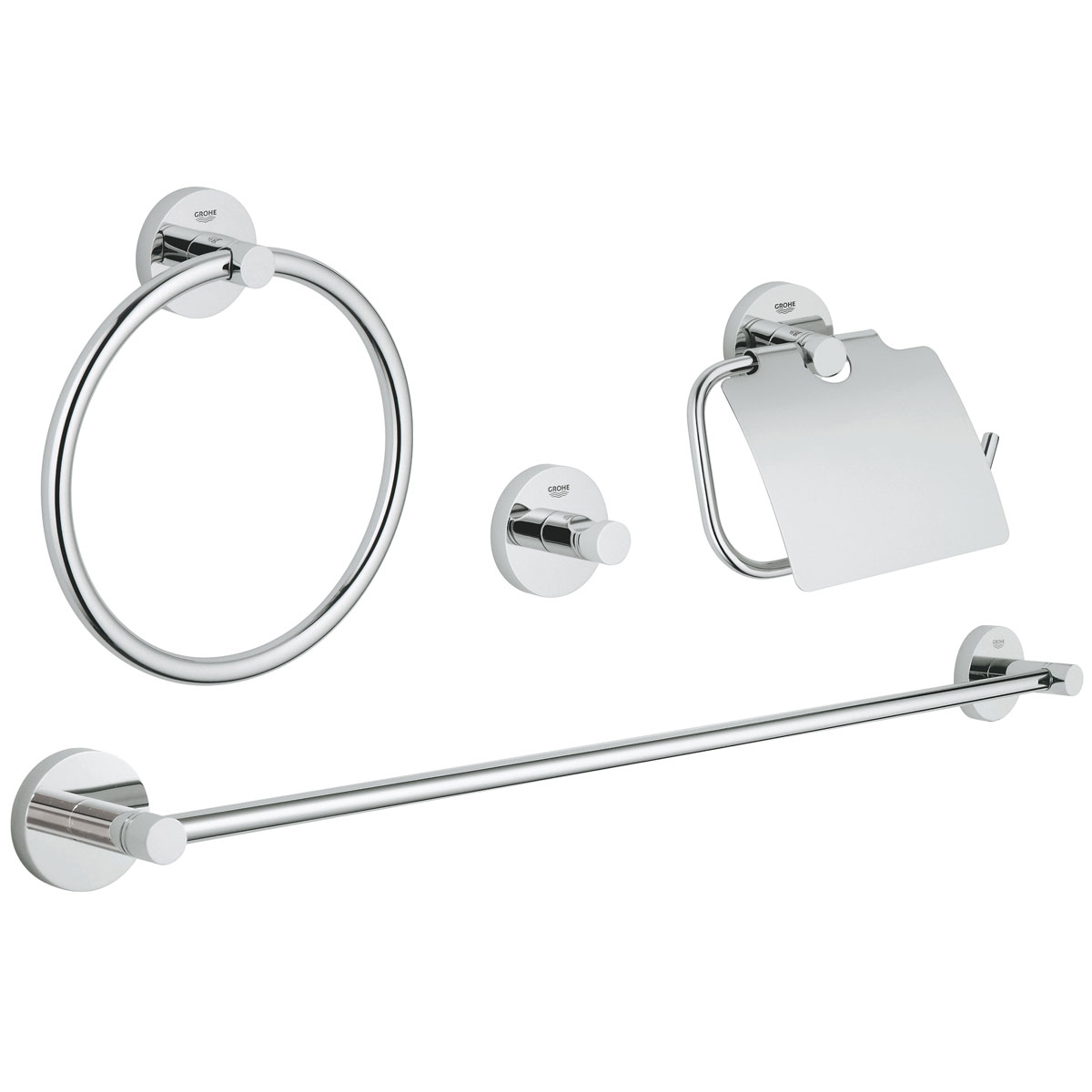 Grohe Accessoires Set Essentials 4-in-1 chrom
