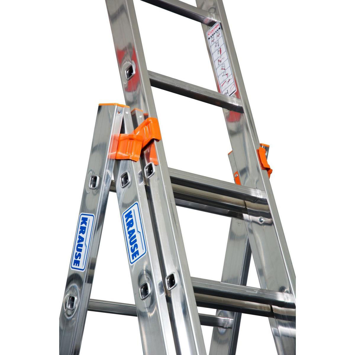Krause Vielzweckleiter Tribilo 3 x 8 Sprossen mit Treppenfunktion Bild 3