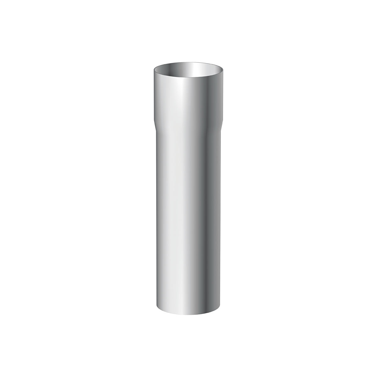Marley Metall-Titan-Zink-Rohr 1 Meter 80 mm