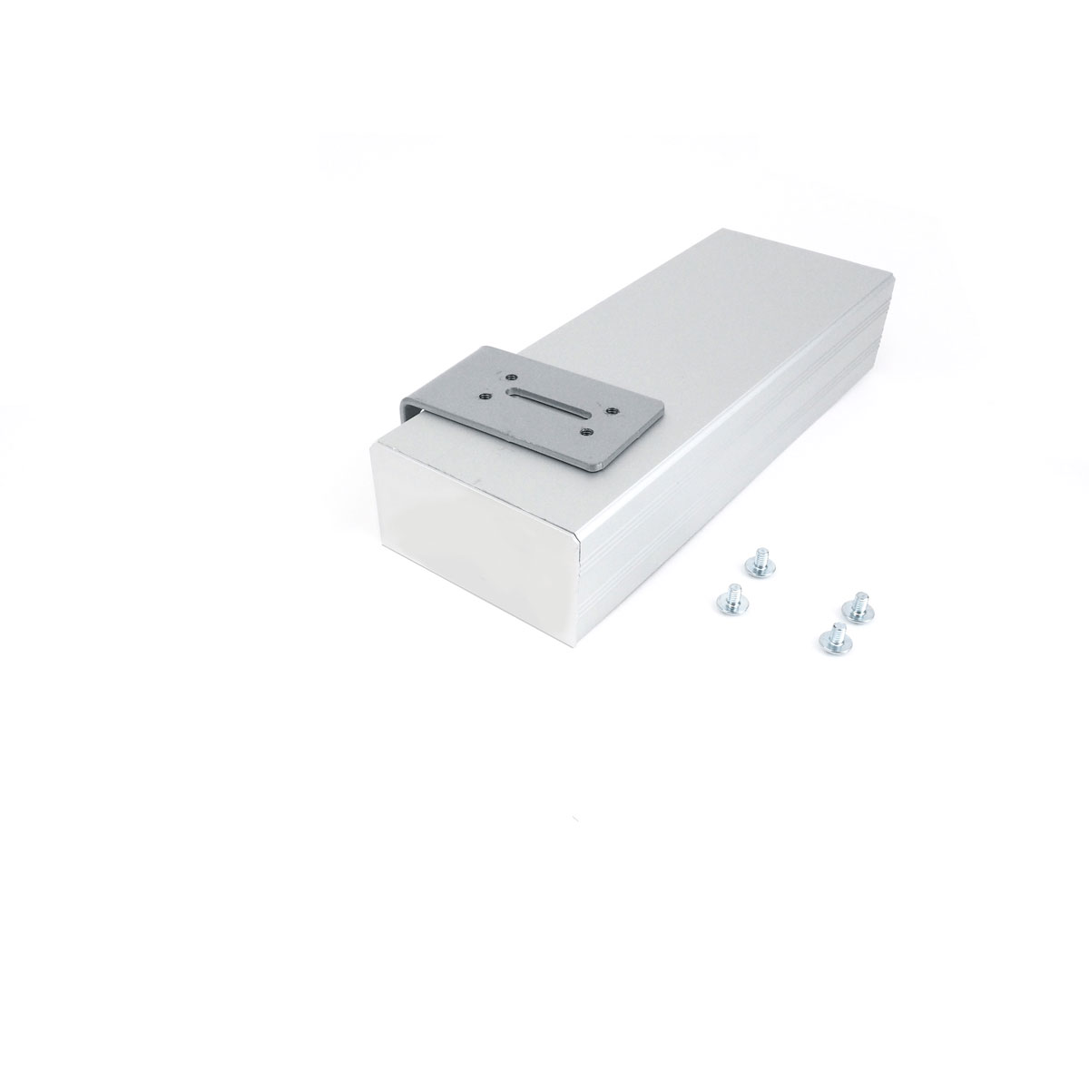 Hibitaro Winkel zur Wandmontage für Bodensysteme 2er Set für 2-läufige Schiene Aluminium