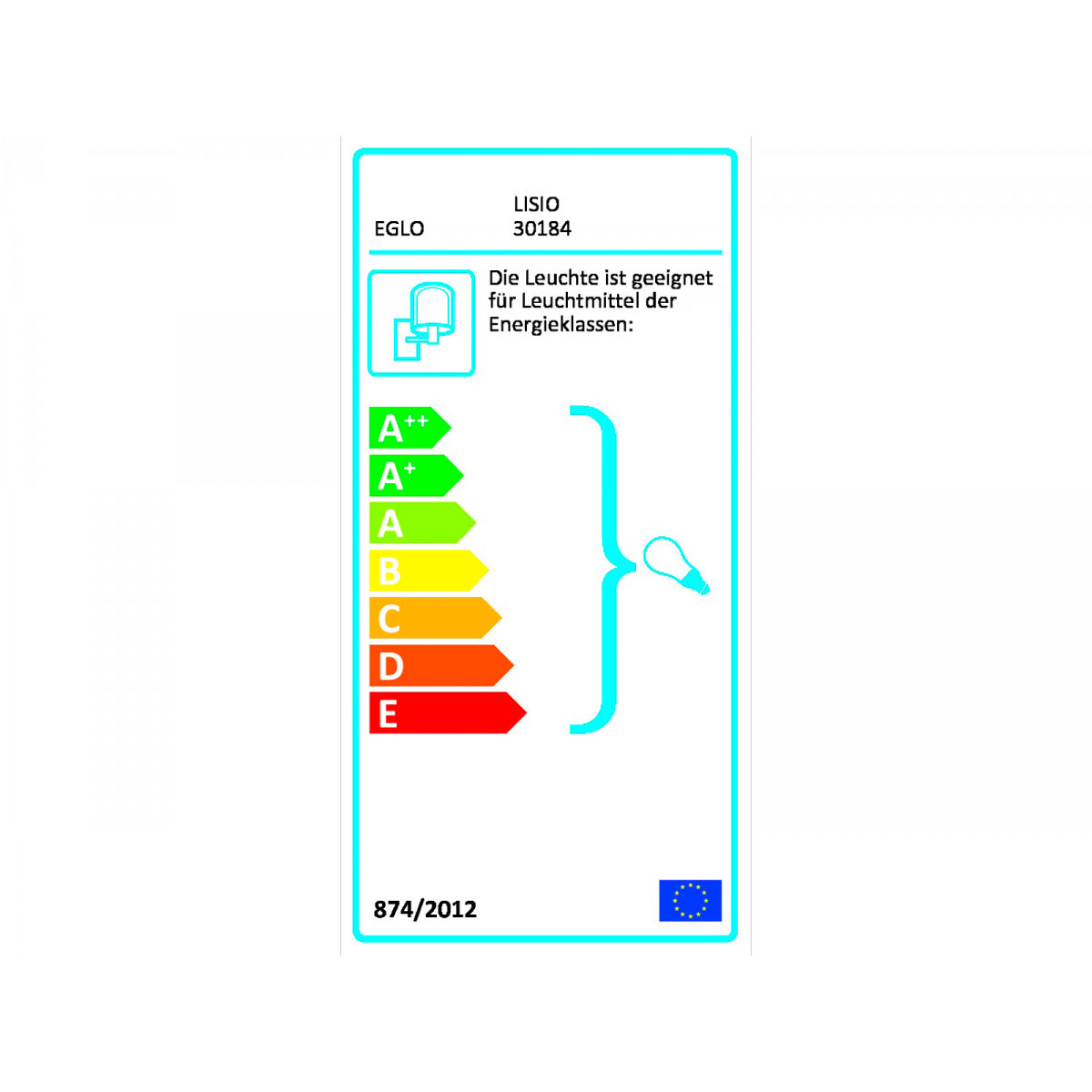 Eglo Wandleuchte Lisio Bild 2