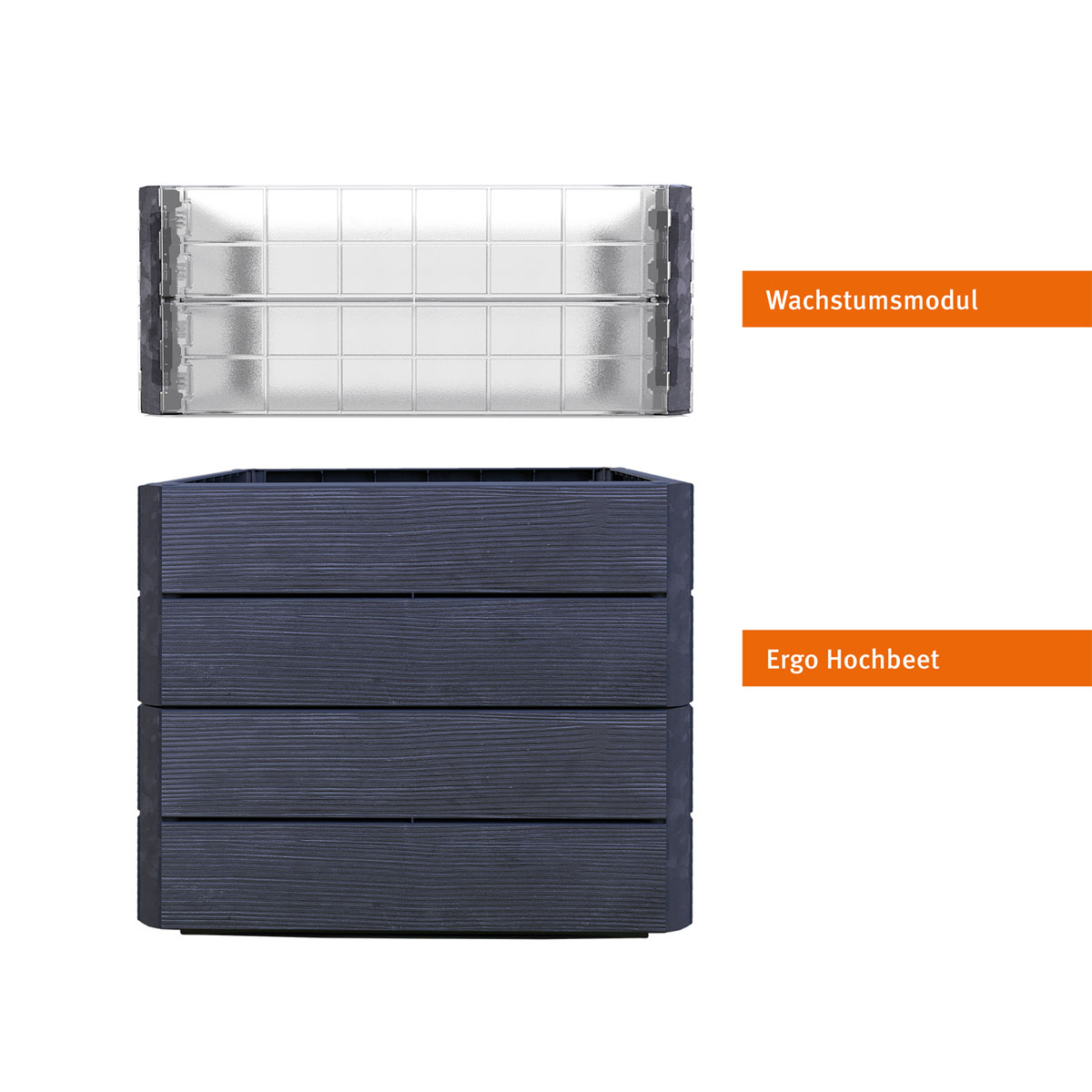 Garantia Hochbeet ERGO QUADRO Turbo M 75 Wood inkl FLORA Bild 2