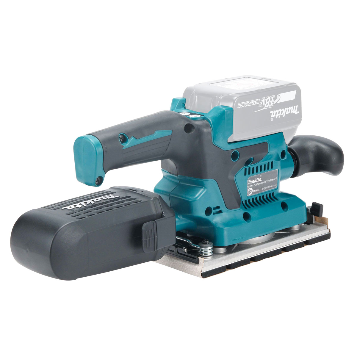 Makita Akku-Schwingschleifer 18V DBO382Z Bild 6