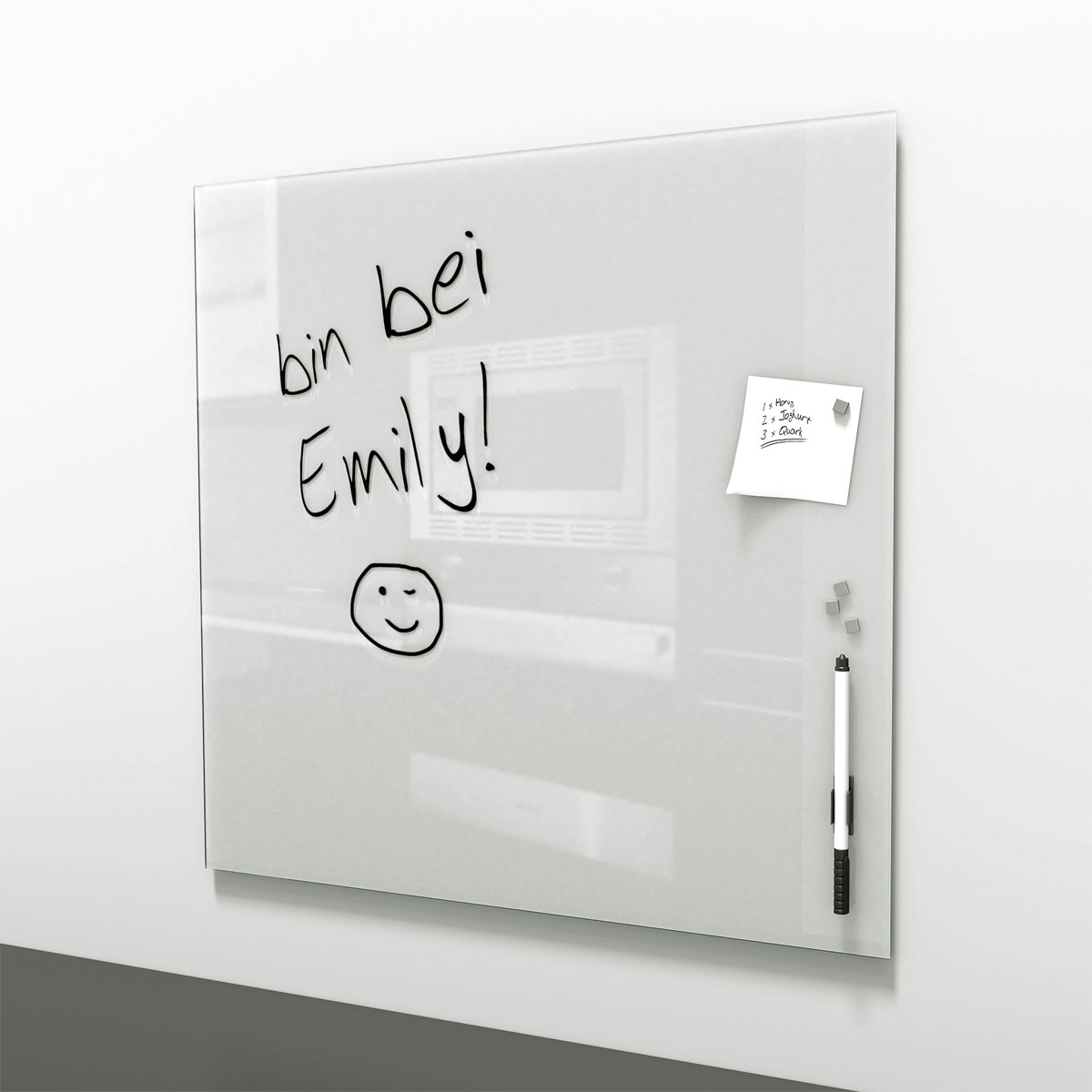 Memo-Art weiss 50 x 50 cm Memoboard