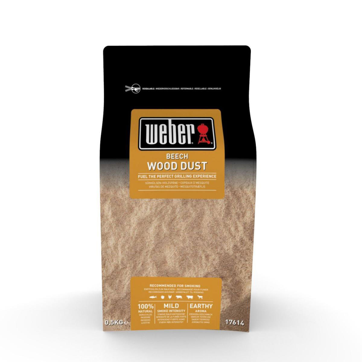 Weber Räuchermehl Buche 500 g für Kalt-Räuchereinheit