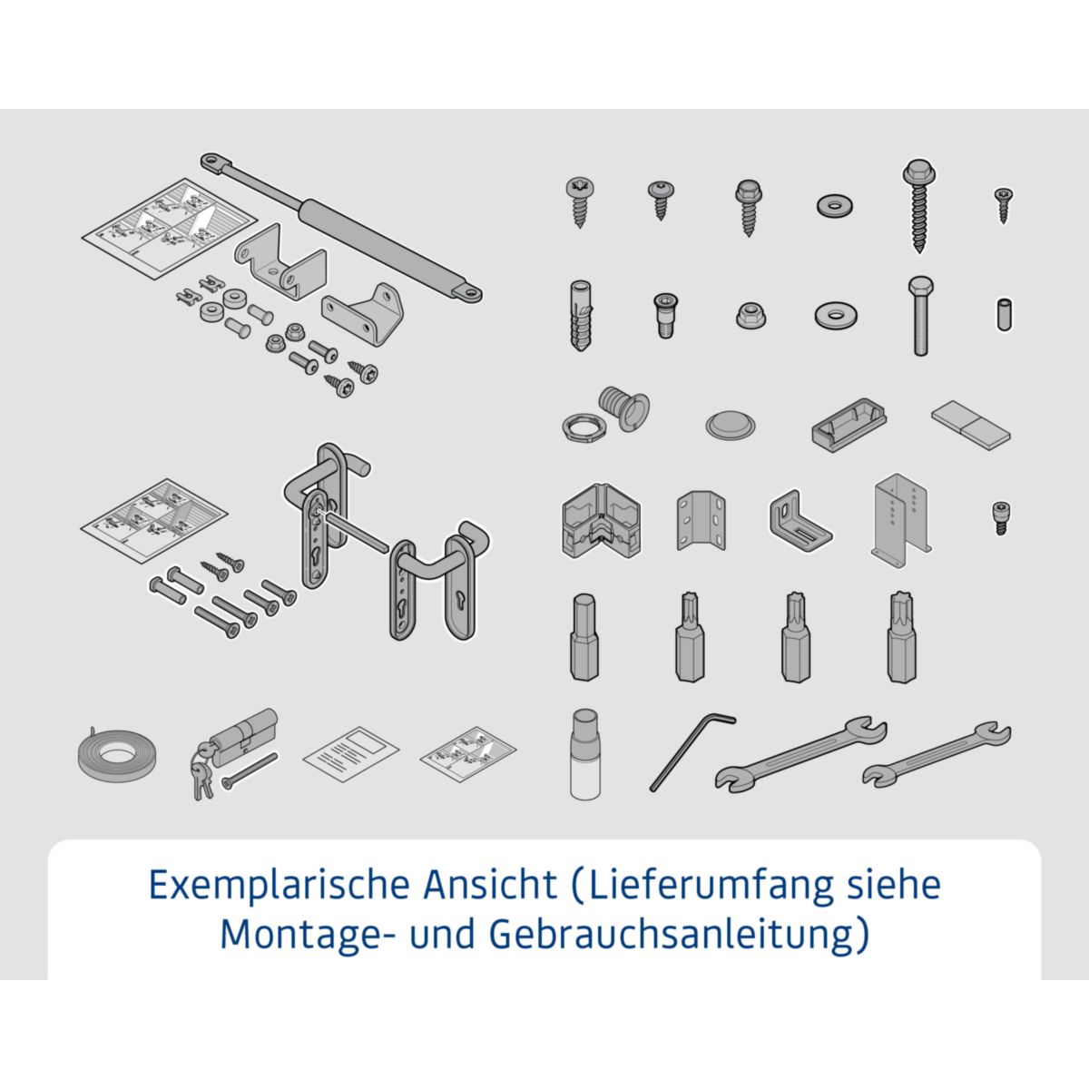 EcoStar  Gerätehaus Trend-STyp 3RAL9007 2 flg Bild 10