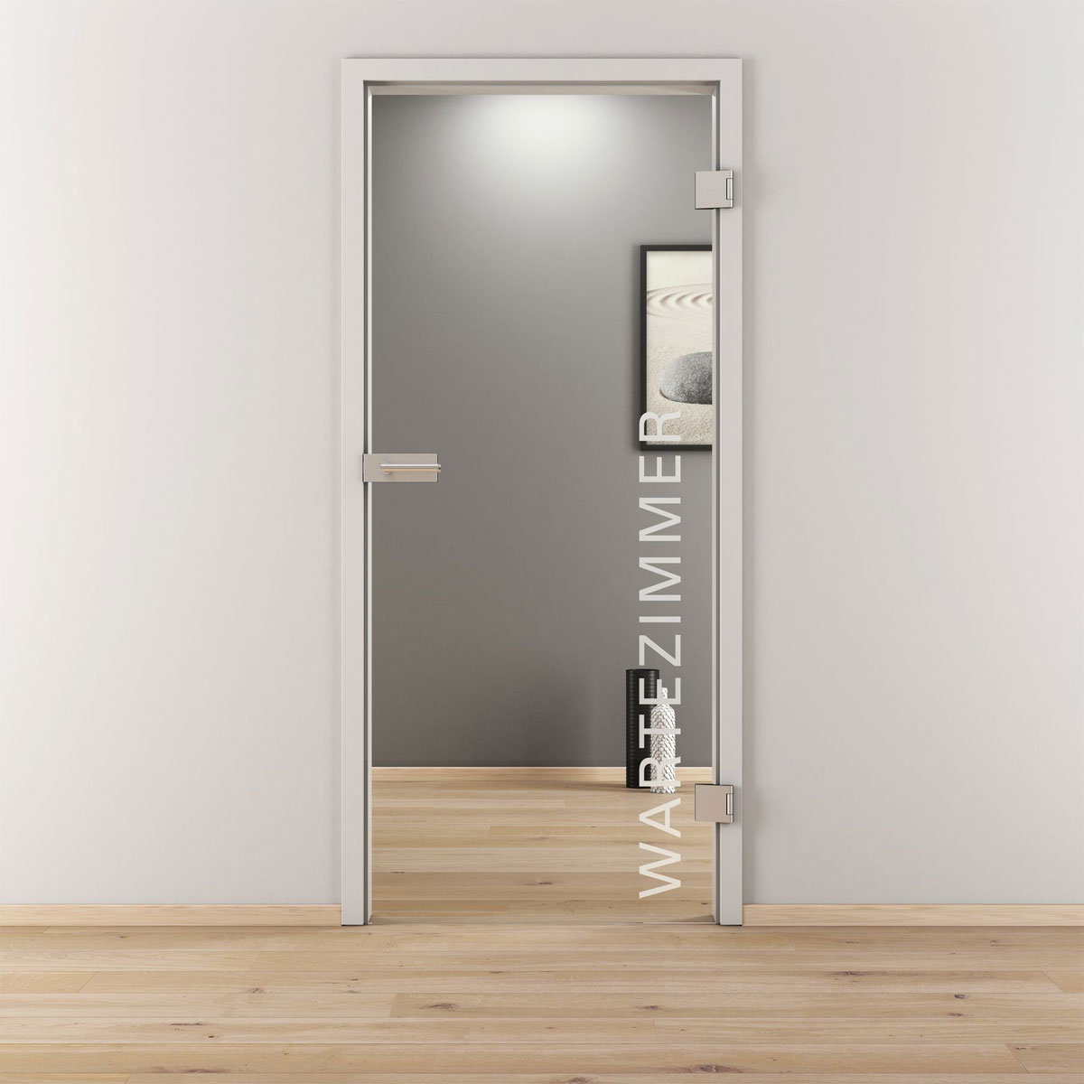 Novadoors Glasdrehtür NOVA 554 klar 95,9 x 197,2 cm Rechts