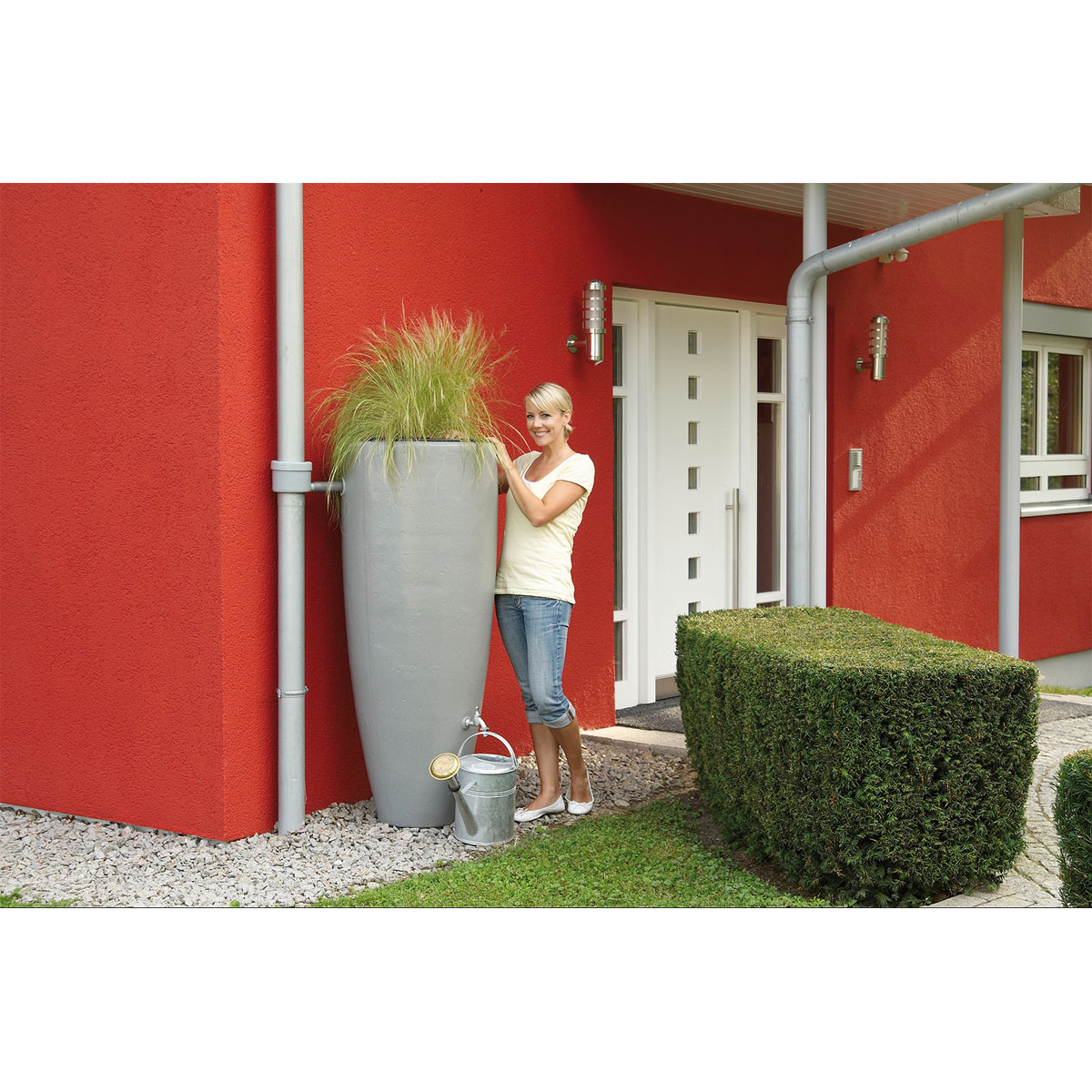 Garantia Regentonne 2in1 grau 300 L Bild 3