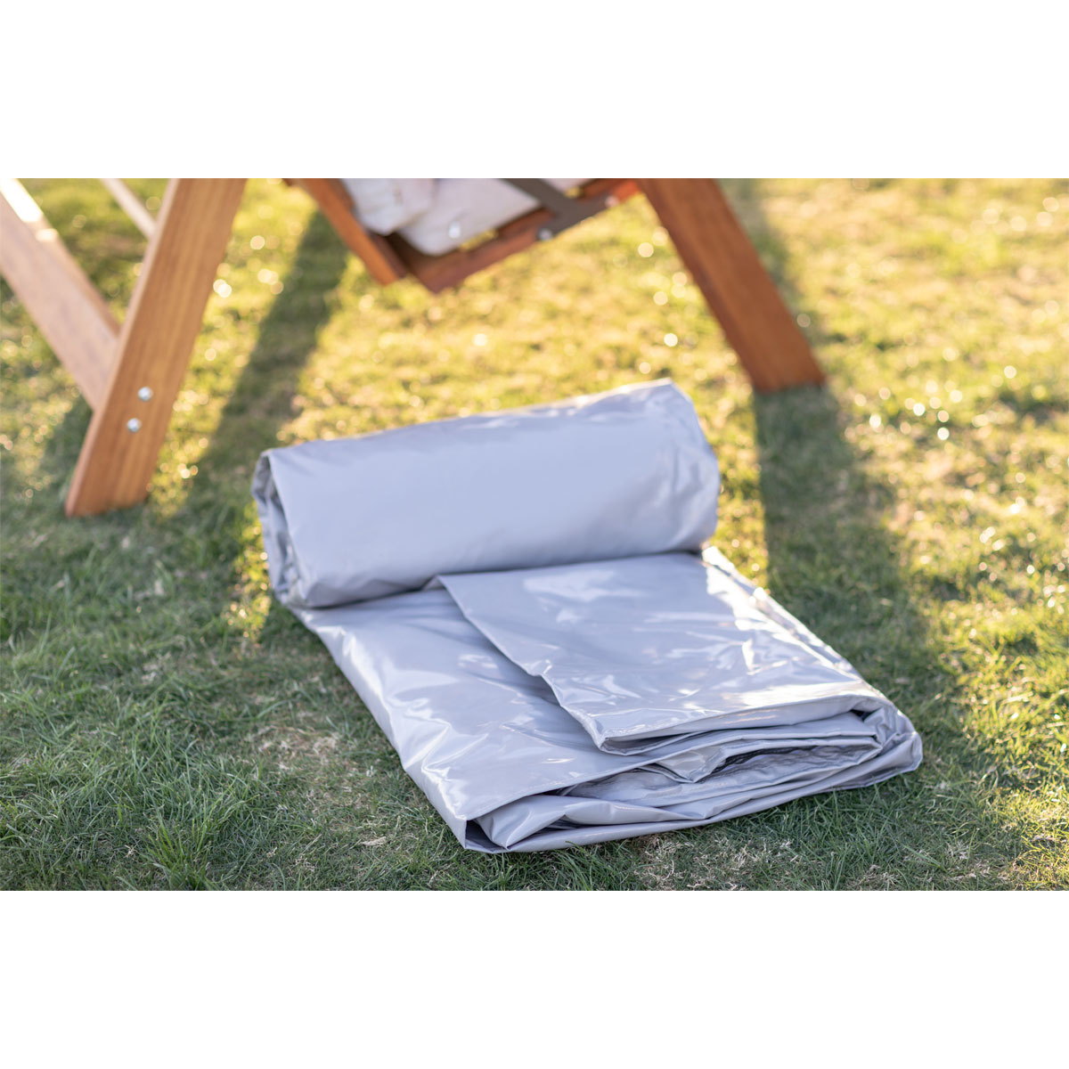 Westmann Hollywoodschaukel Abdeckung Pera 2000 121x193x187cm Grau Bild 4