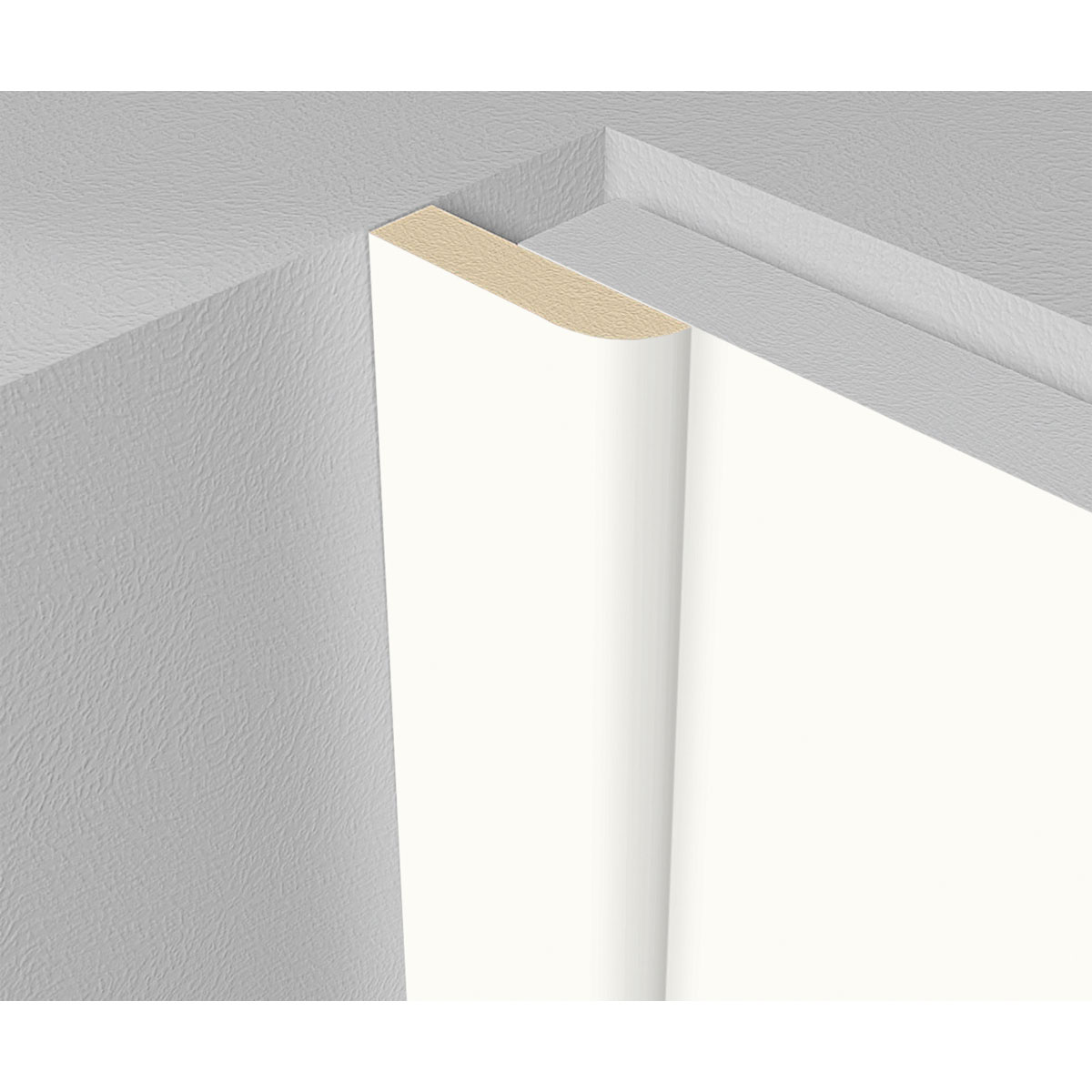 Abdeckleiste polarweiß 2,6 m Bild 2