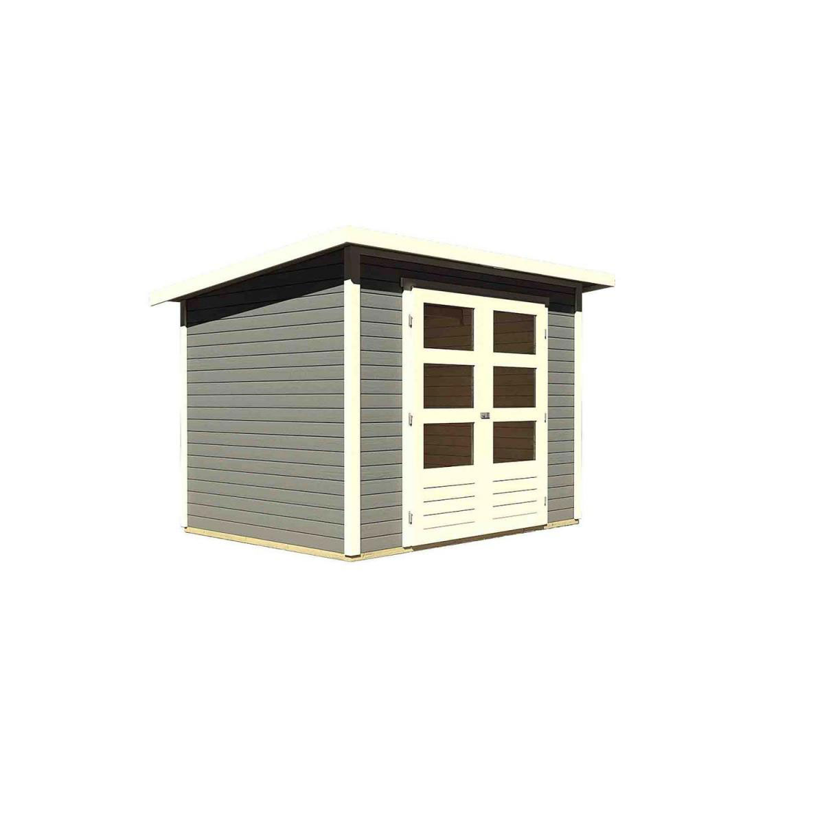 Karibu Gartenhaus Stockach 3 terragrau Bild 2