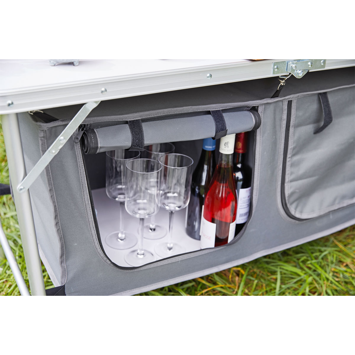 Haveson Camping-Tisch mit Ablagefächern Bild 8