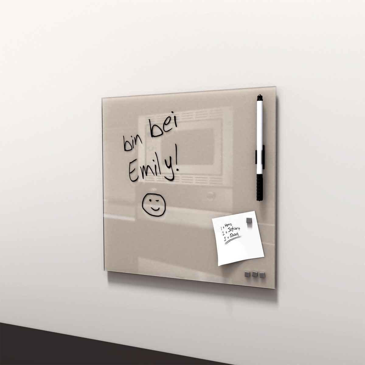 Memo-Art beige 30 x 30 cm Memoboard