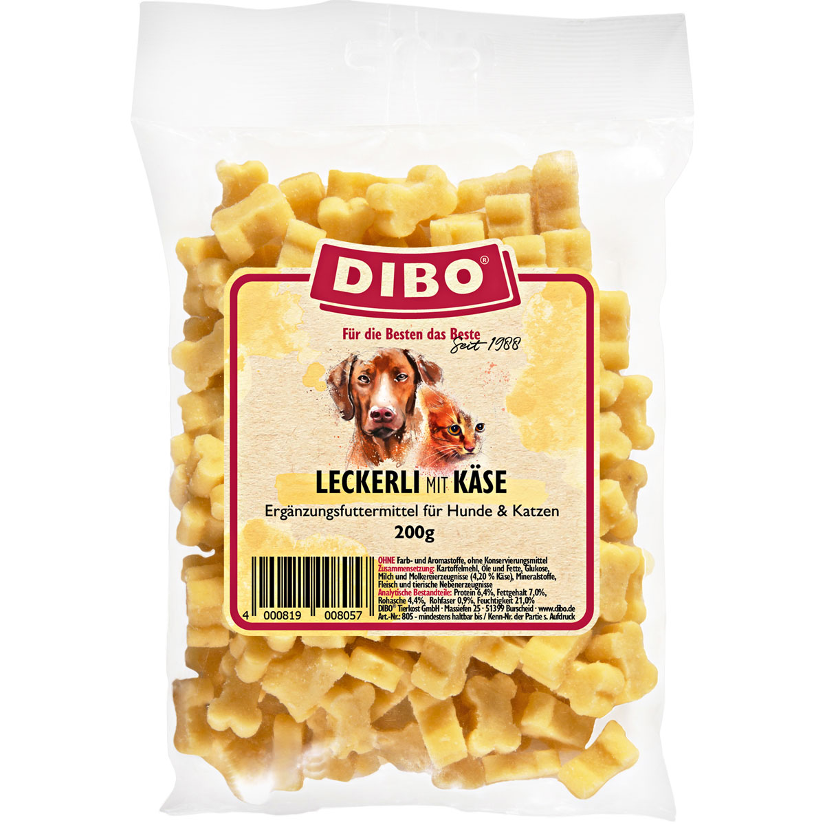 Leckerli mit Käse 200 g