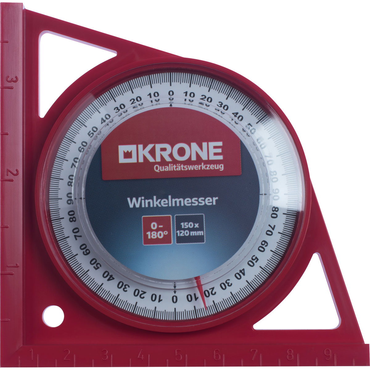 Krone  Winkelmesser 0-180 100 x 100 mm