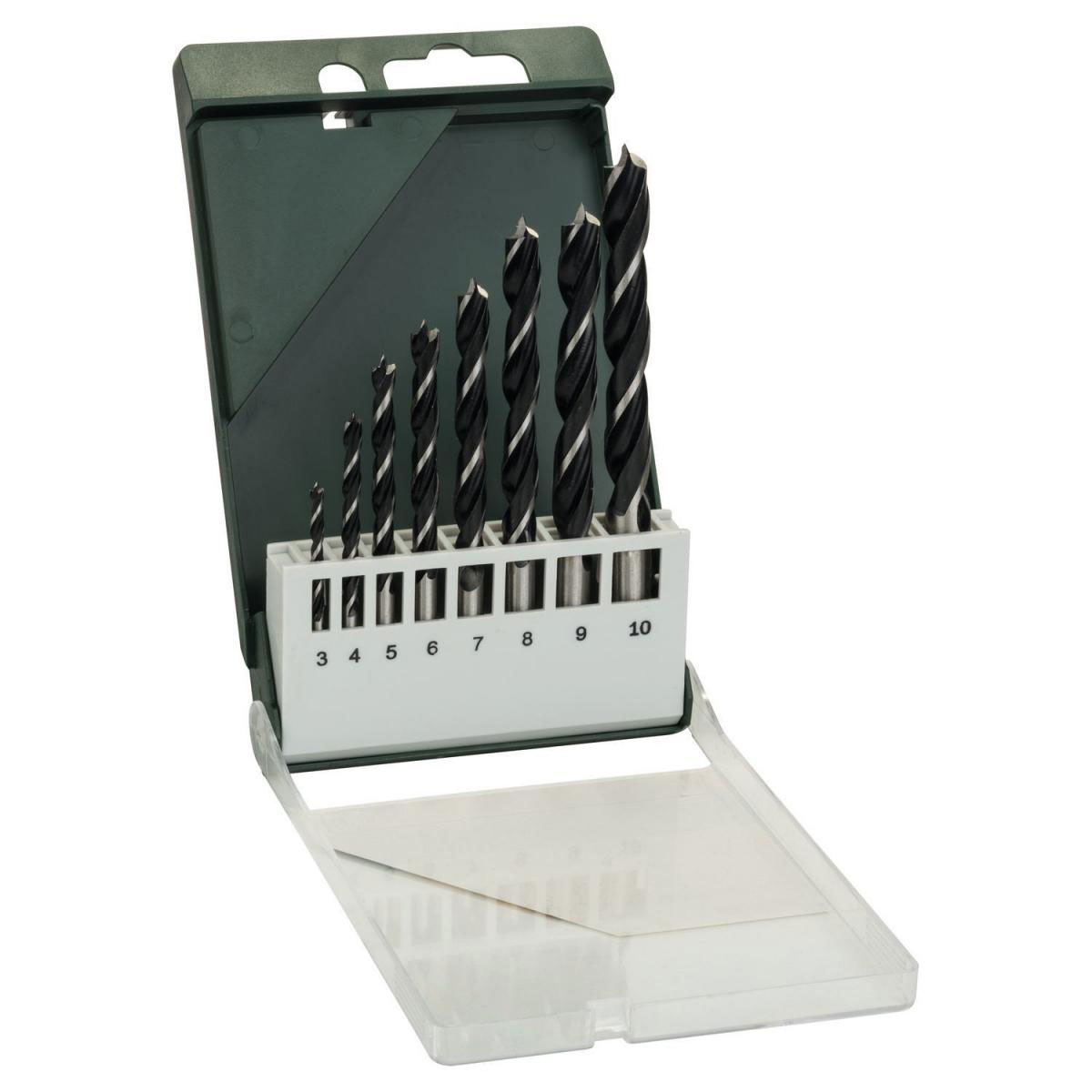 Bosch  DIY Holzspiralbohrer-Set 3-4-5-6-7-8-9-10 mm