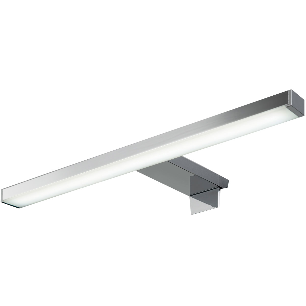 Fackelmann Aufsatzleuchte B.clever 30 x 4 x 12,5 cm silber