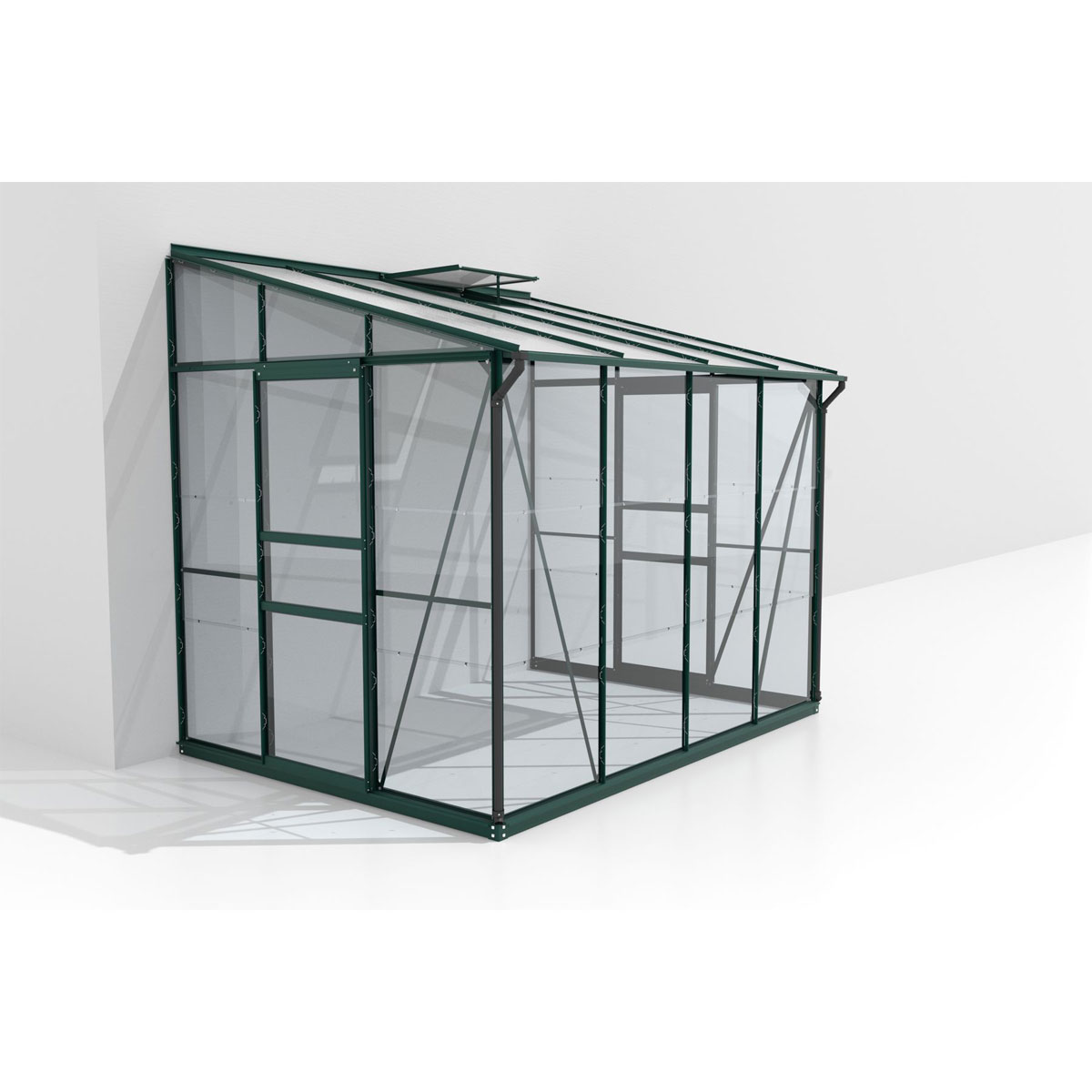 Vitavia Gewächshaus Osiris 5200 5,2m² 3 mm Einscheibensicherheitsglas grün Bild 1
