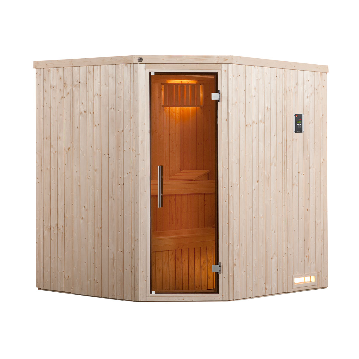 Weka Elementsauna „Kiruna 2“ GT, 230V, 4,5 kW, Bio