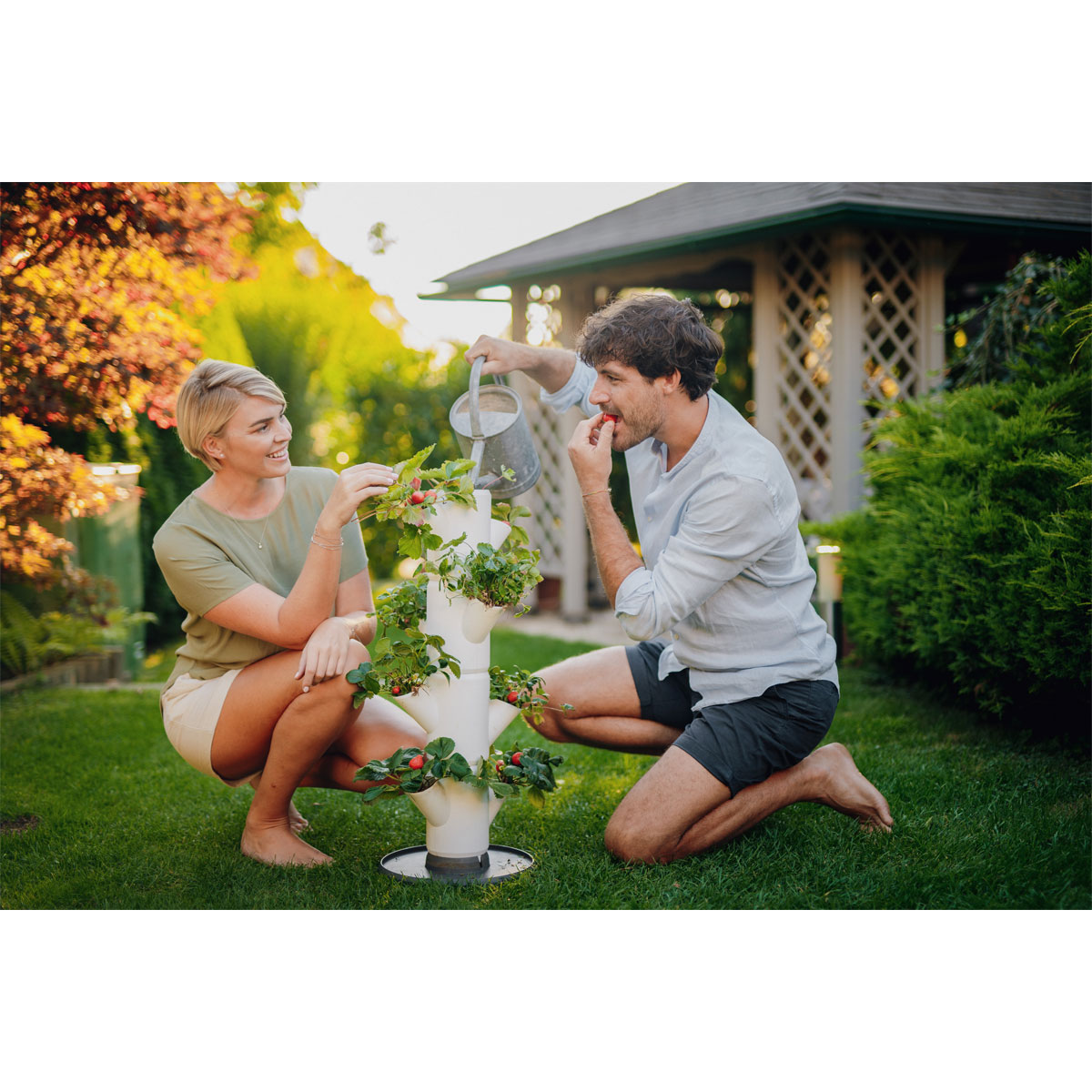 Erdbeerturm Sissi Strawberry Starter-Set weiß Bild 2