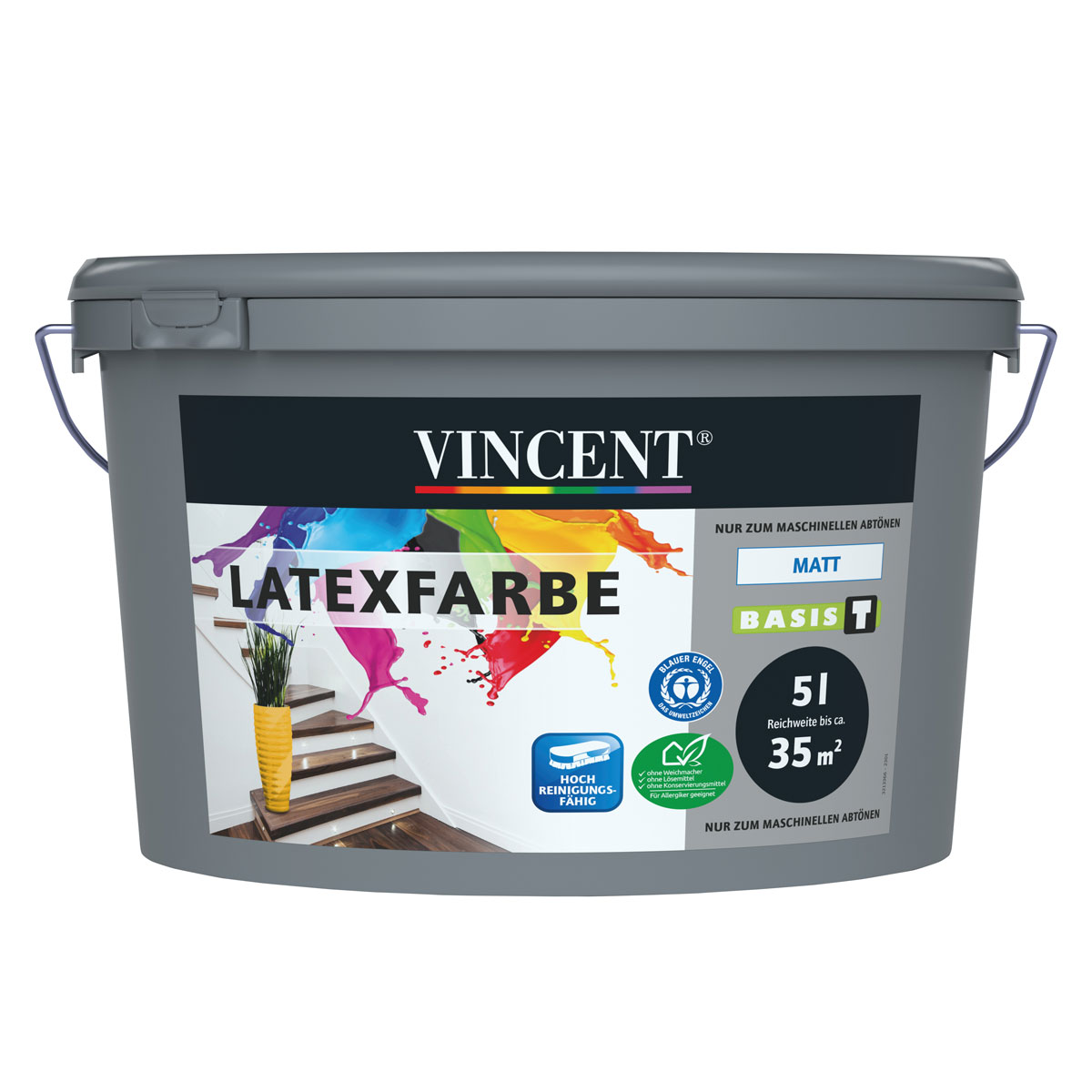 Vincent Wandfarbe Latexfarbe Mix It matt 5 L