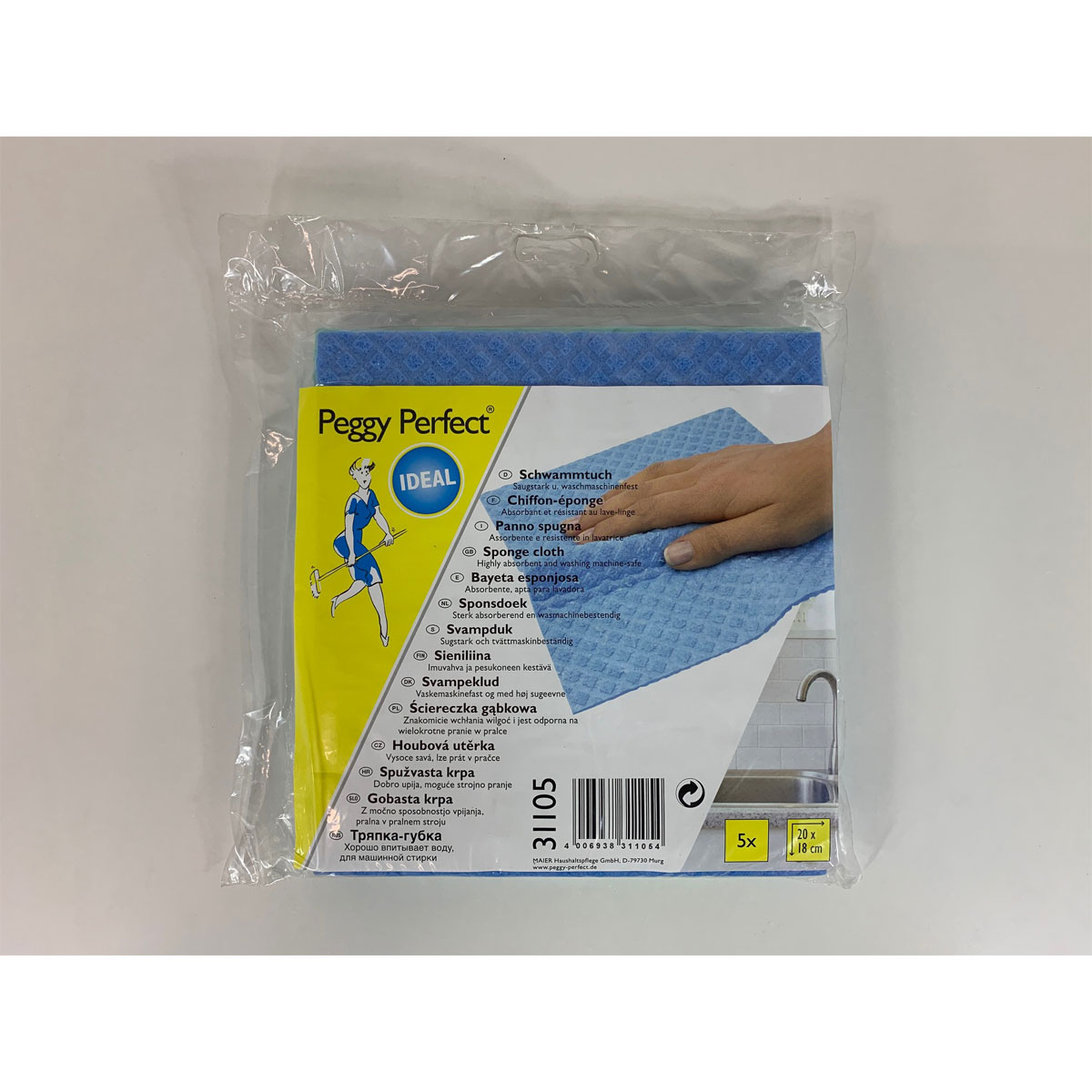 Peggy-Perfect Schwammtuch 5er Packung