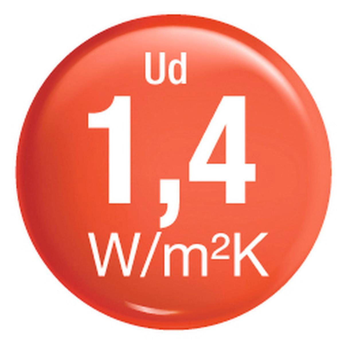 Aluminium Sicherheits-Haustür Salerno Superior 60 mm weiß 110 x 210 cm Anschlag links inkl Griffset Bild 3