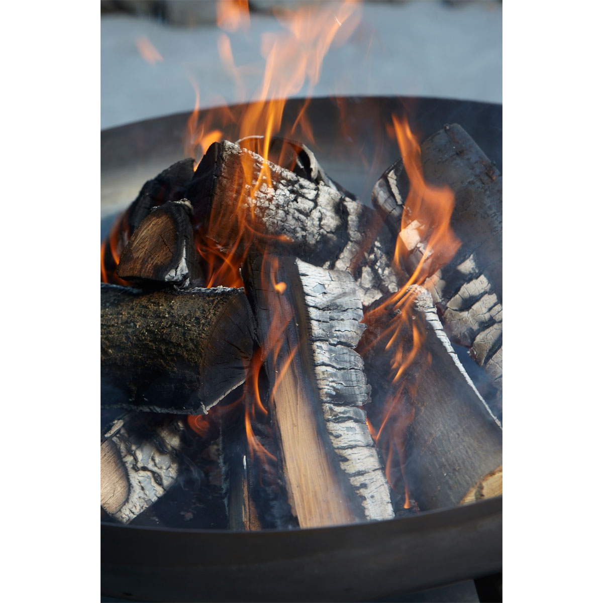 Buschbeck Feuerschale aus Eisen 80 x 30 cm 100 x 33 cm Bild 3