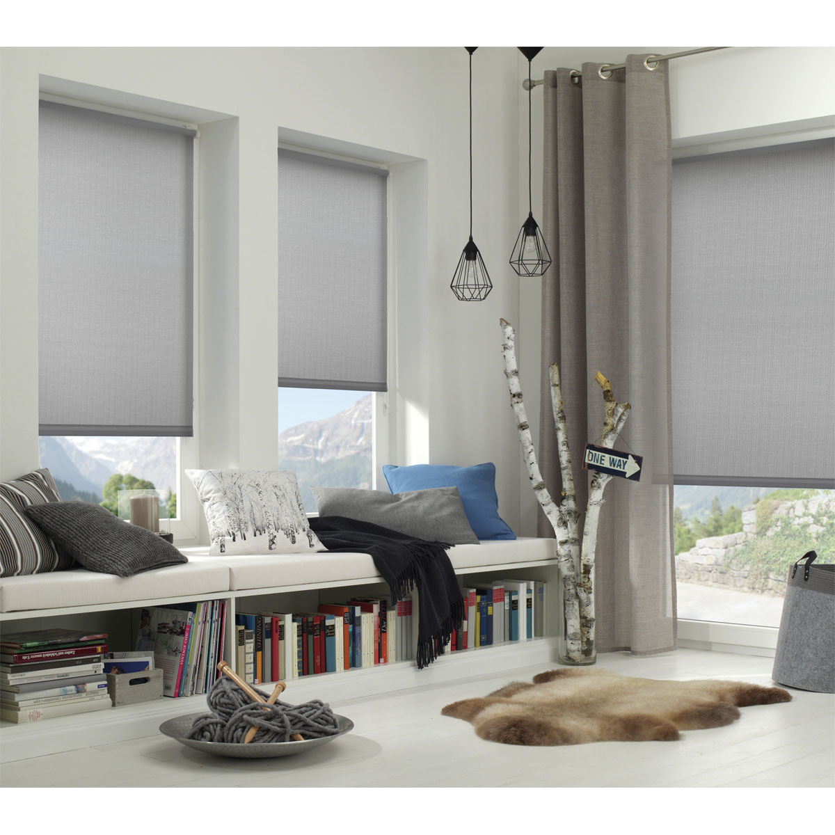 Gardinia EasyFix Rollo 75 x 150 cm hellgrau Bild 7