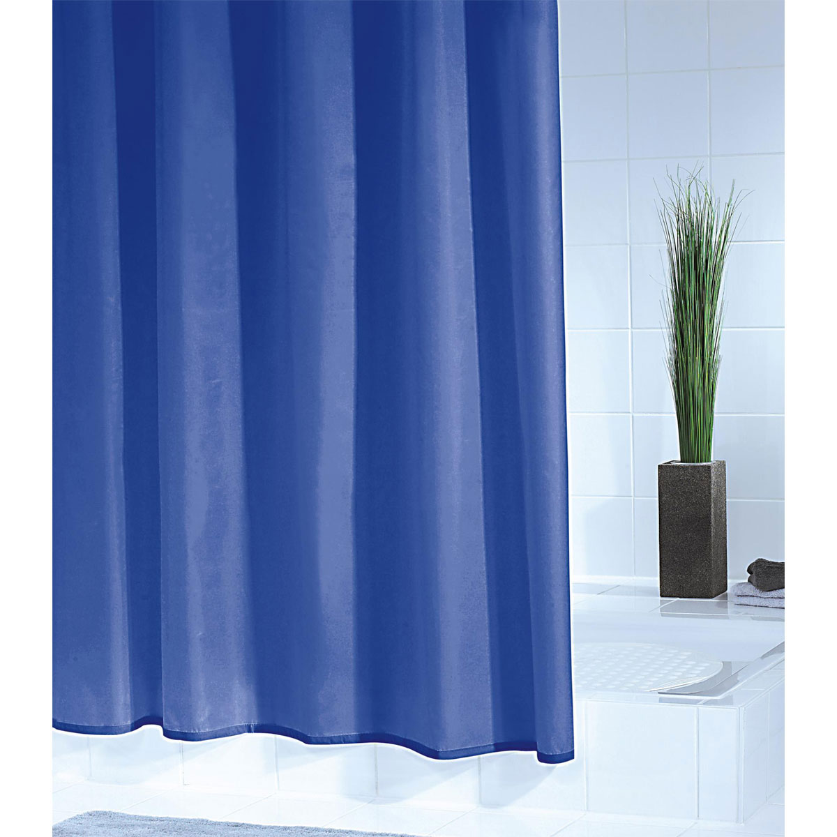 Valblue  Duschvorhang Universal Folie 180 x 200 cm ultramarinblau Bild 2