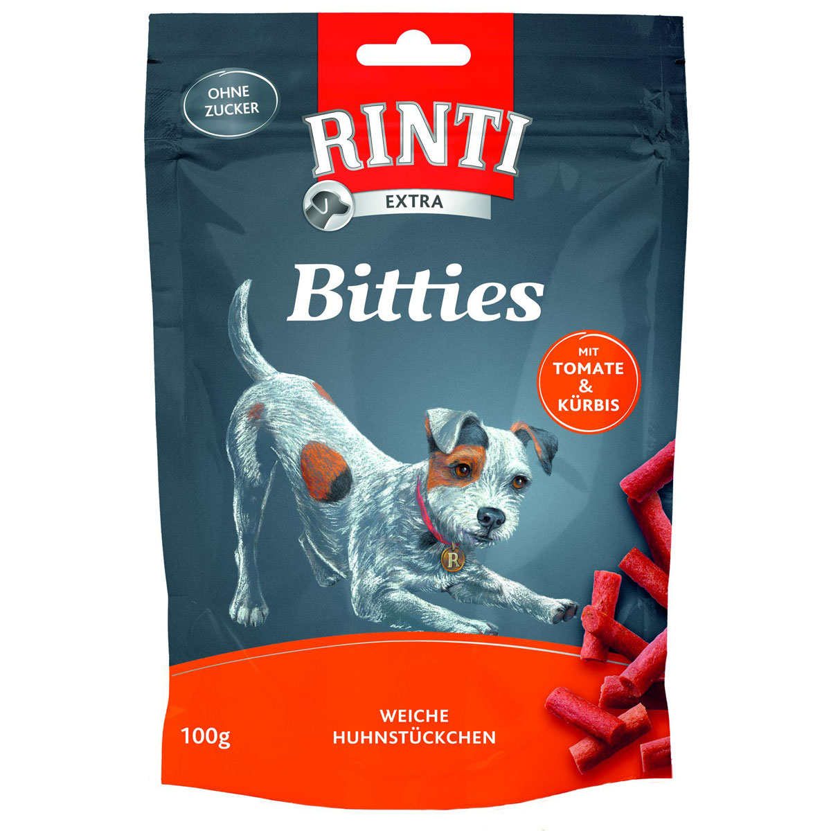 Rinti Snack Bitties Huhn Tomate Kürbis 100g